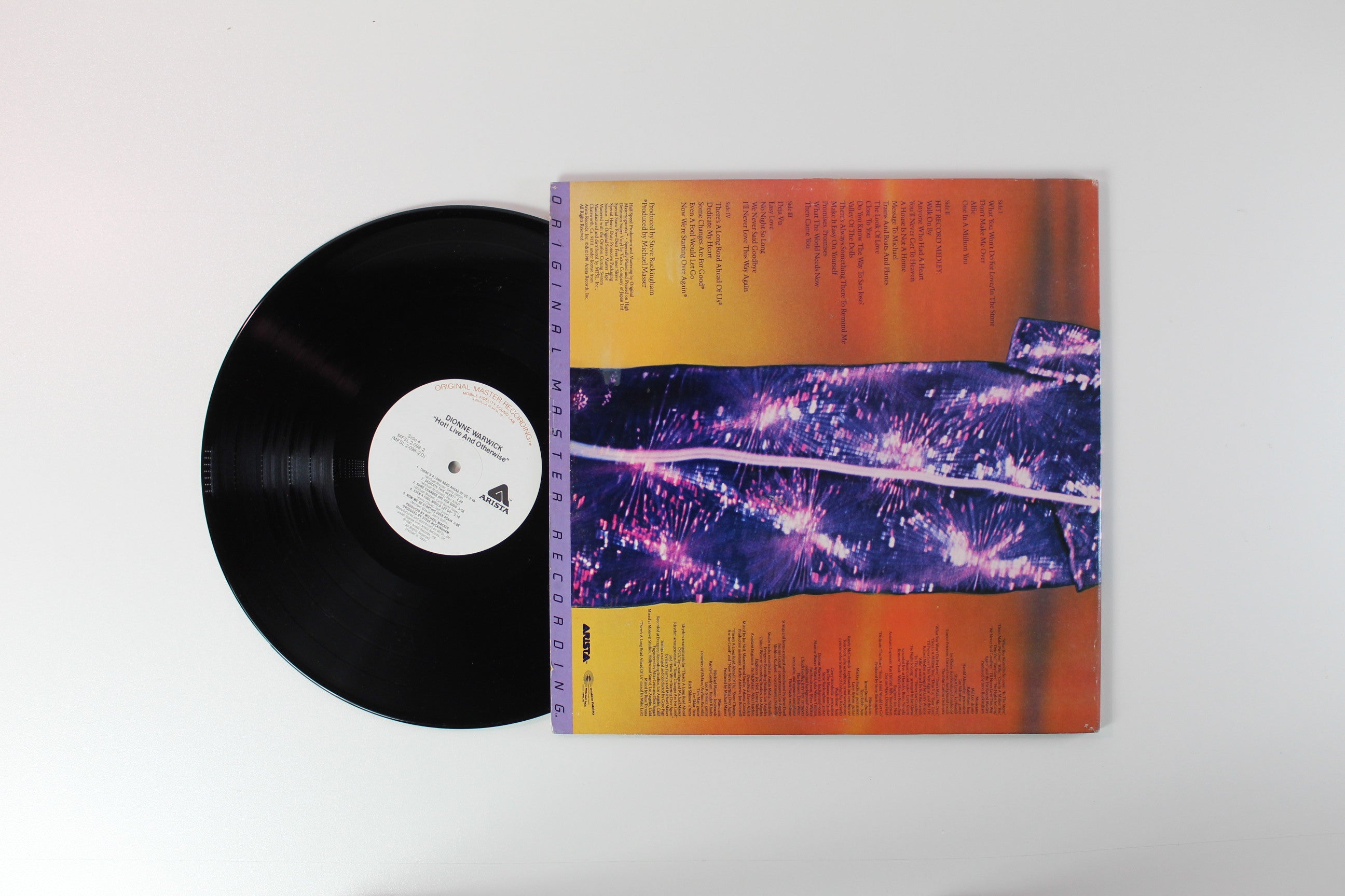 Dionne Warwick - Hot! Live And Otherwise on Mobile Fidelity Sound Lab Reissue