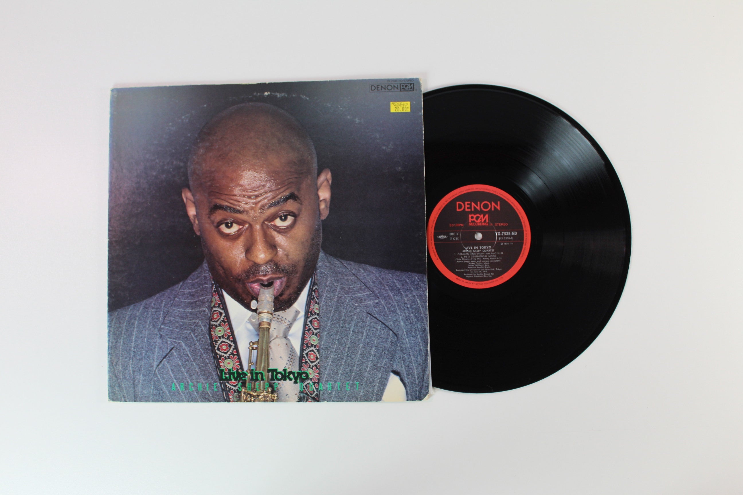 Archie Shepp Quartet - Live In Tokyo on Denon - Japanese pressing