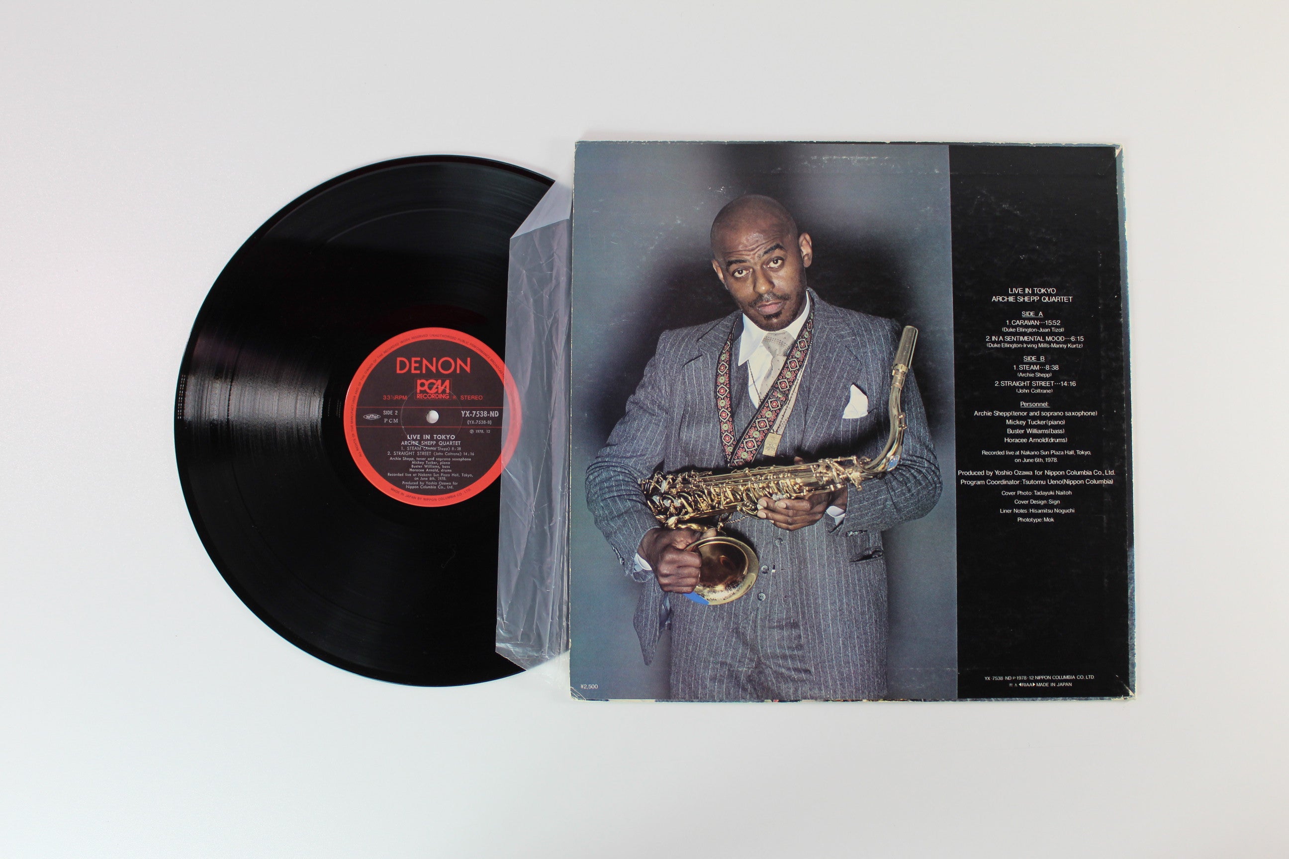 Archie Shepp Quartet - Live In Tokyo on Denon - Japanese pressing