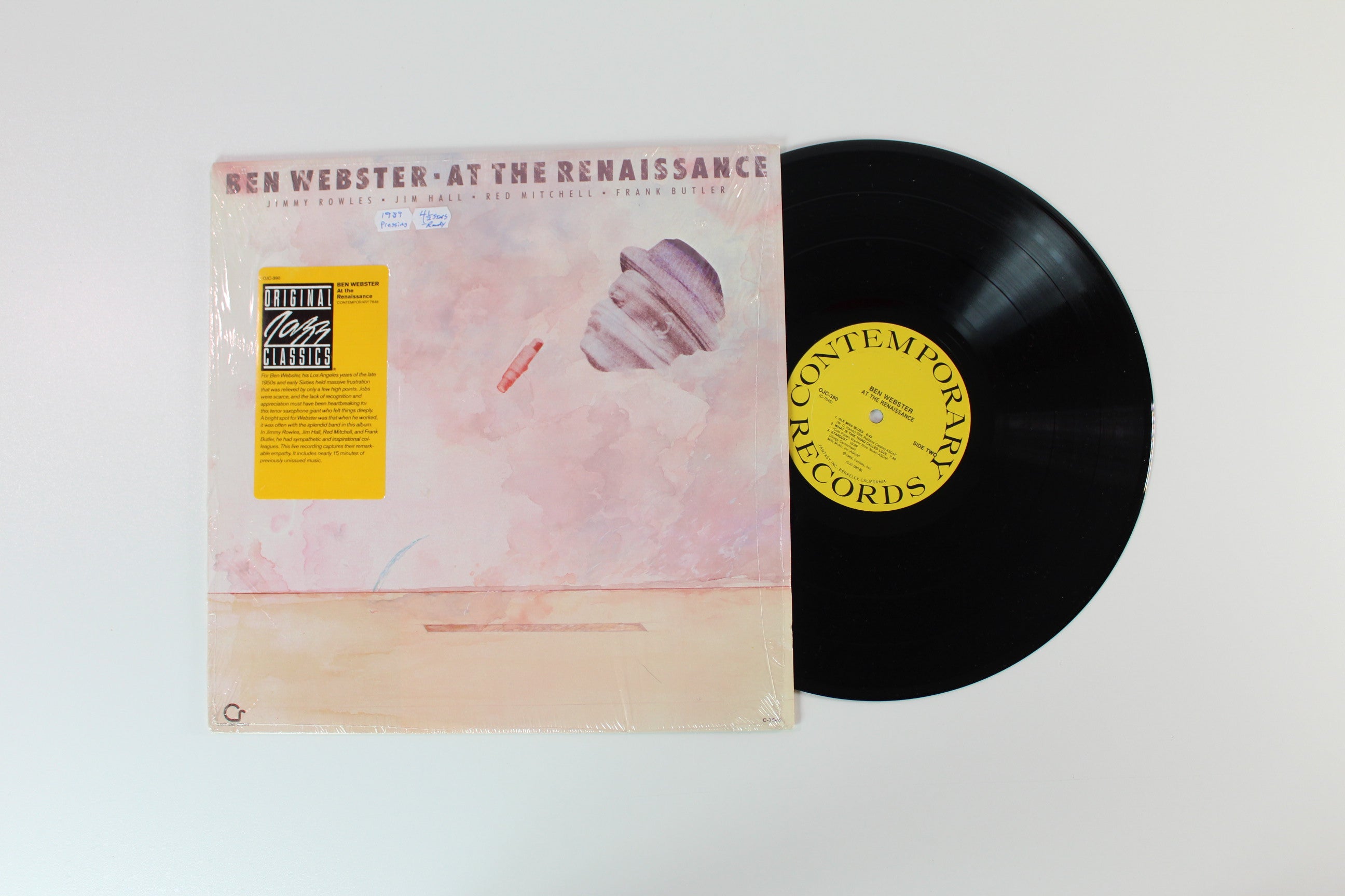 Ben Webster - At The Renaissance on Original Jazz Classics / Contemporary Records
