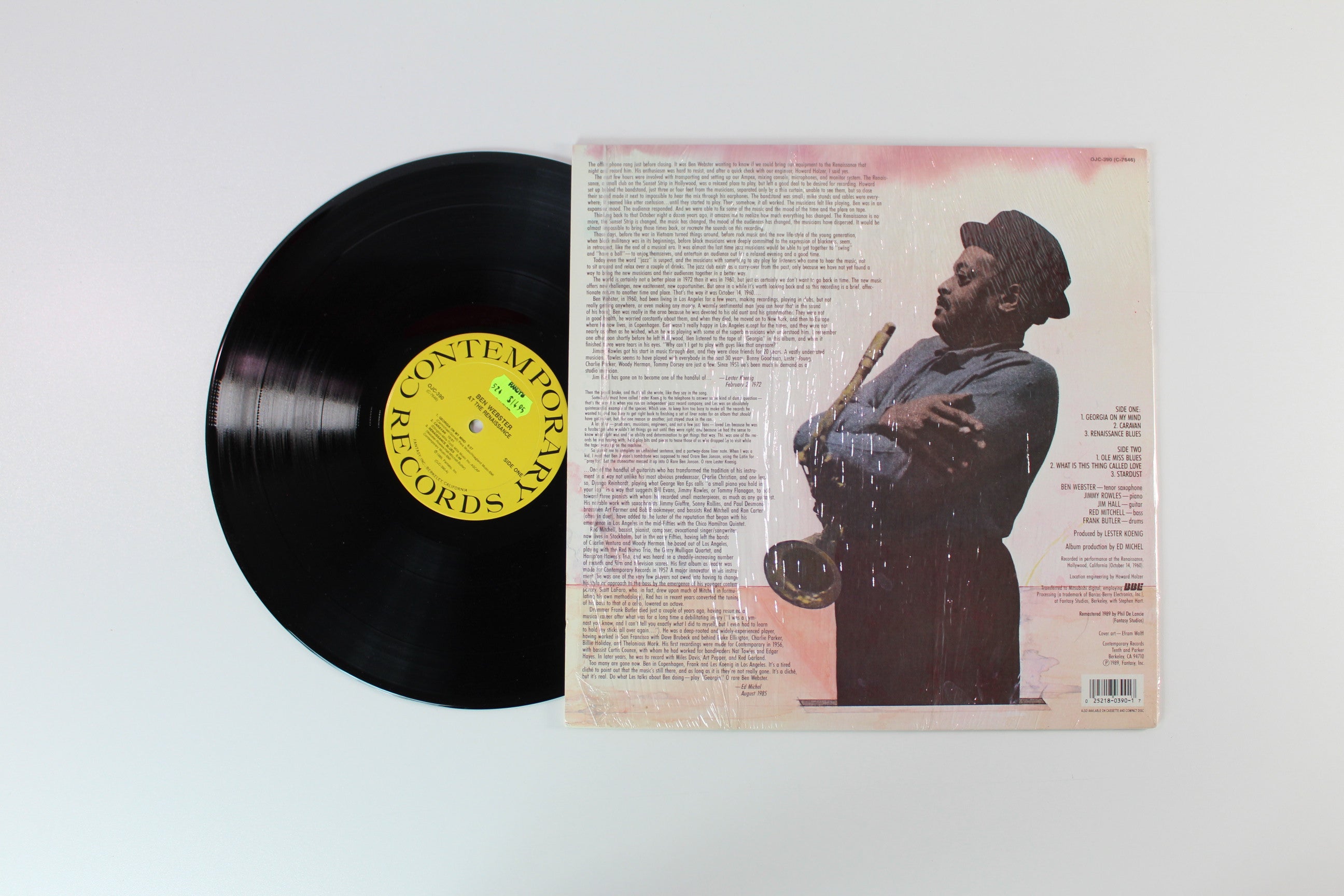 Ben Webster - At The Renaissance on Original Jazz Classics / Contemporary Records