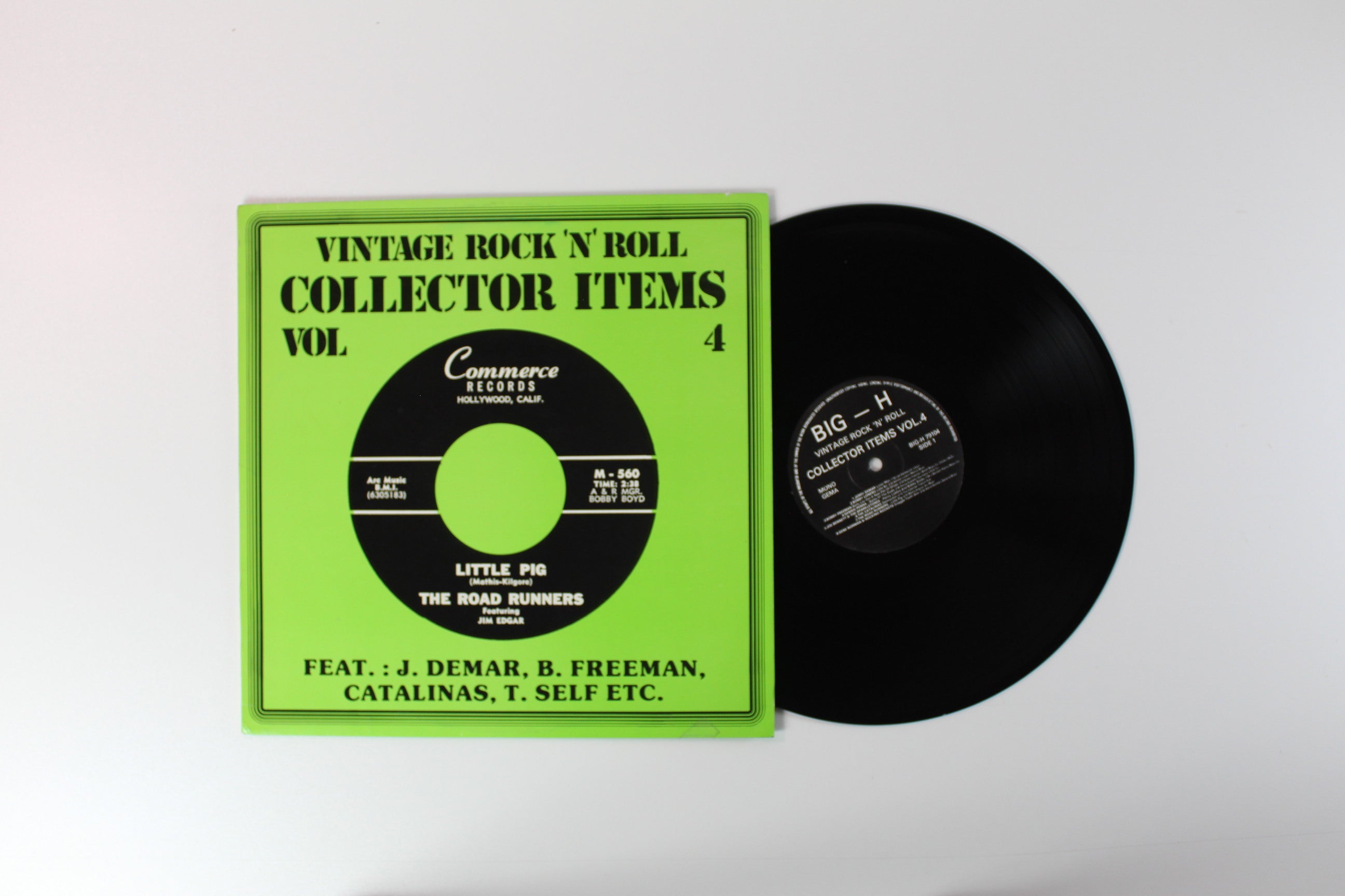 Various - Vintage Rock 'N' Roll Collector Items Vol. 4 on Big H