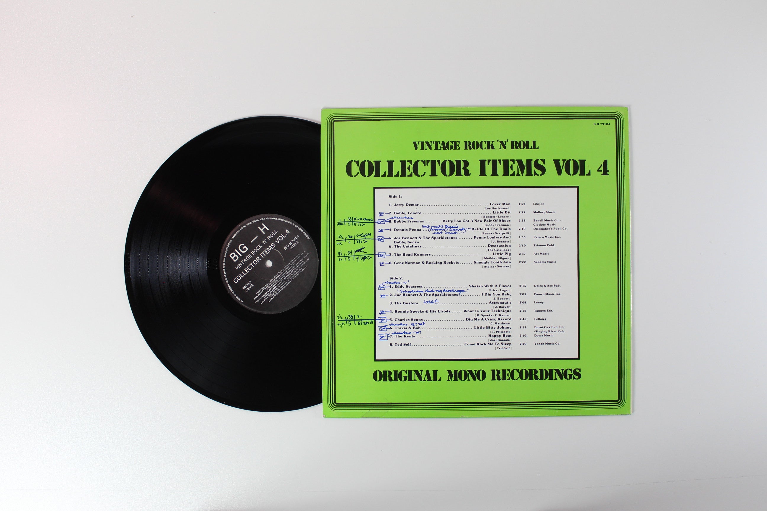 Various - Vintage Rock 'N' Roll Collector Items Vol. 4 on Big H
