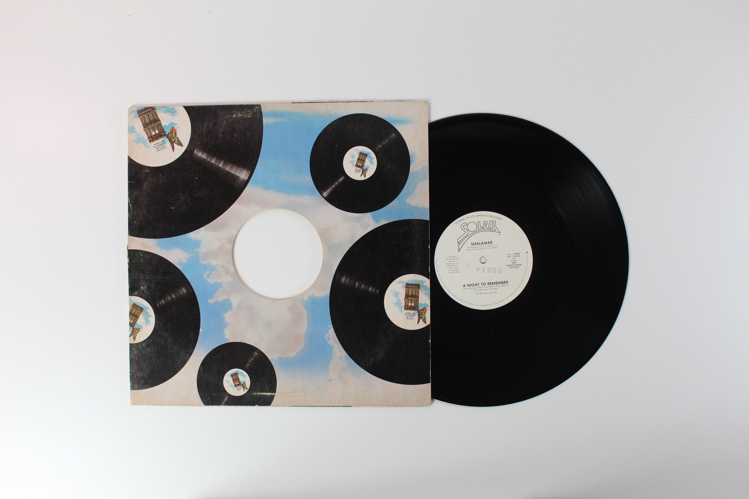 Shalamar - A Night To Remember on Solar Promo 12" Single