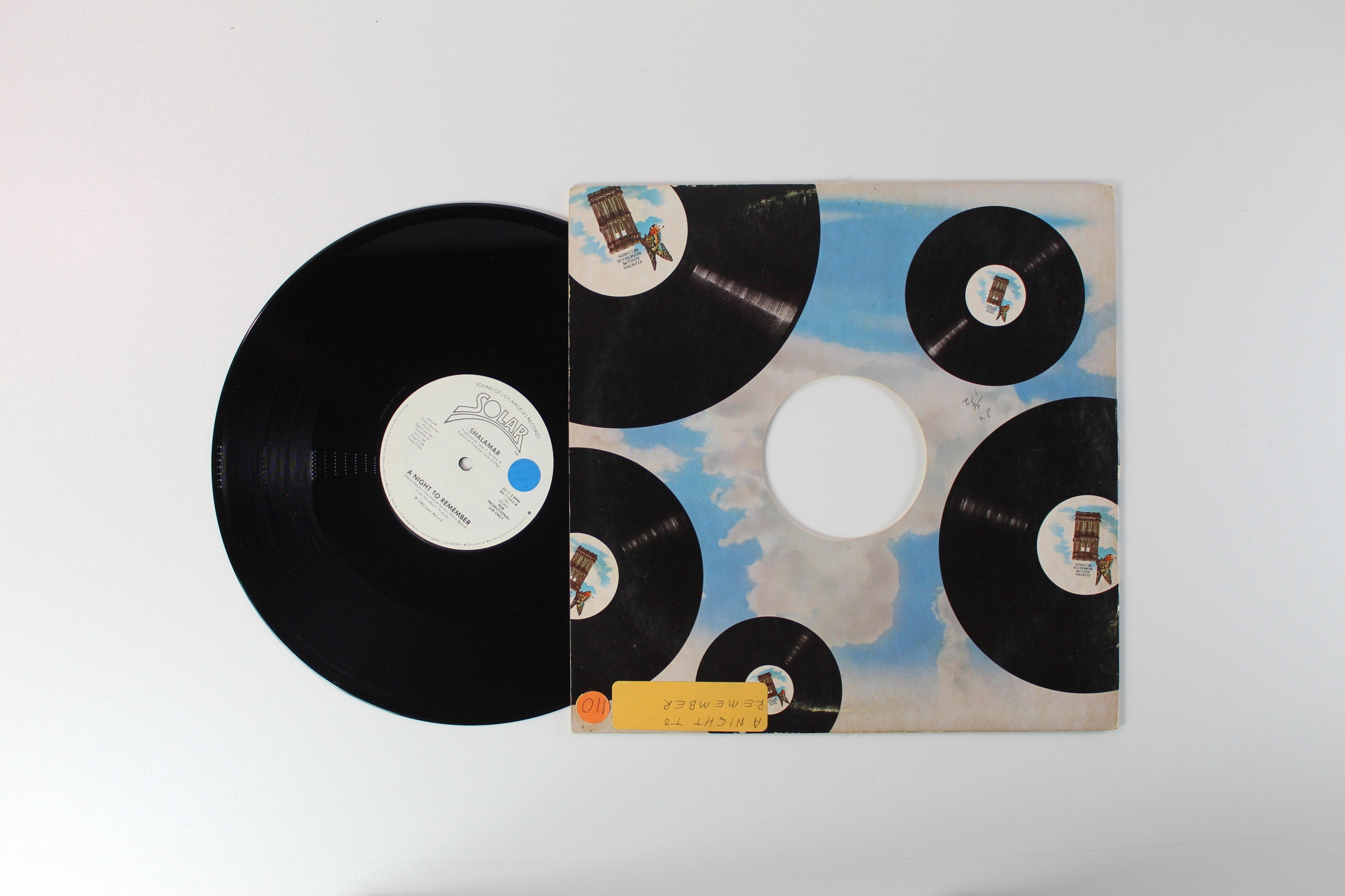 Shalamar - A Night To Remember on Solar Promo 12" Single