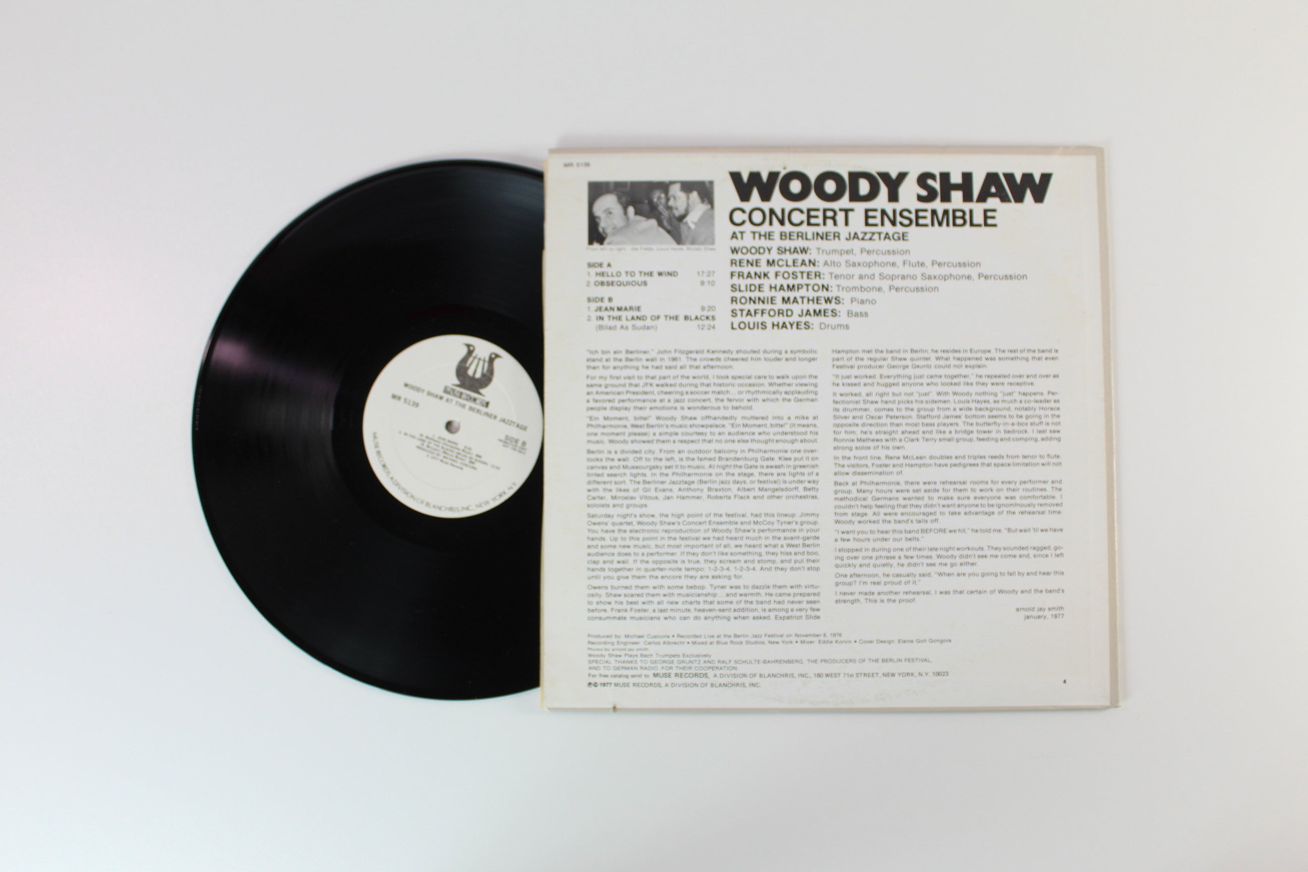 The Woody Shaw Concert Ensemble - At The Berliner Jazztage on Muse Records - Promo