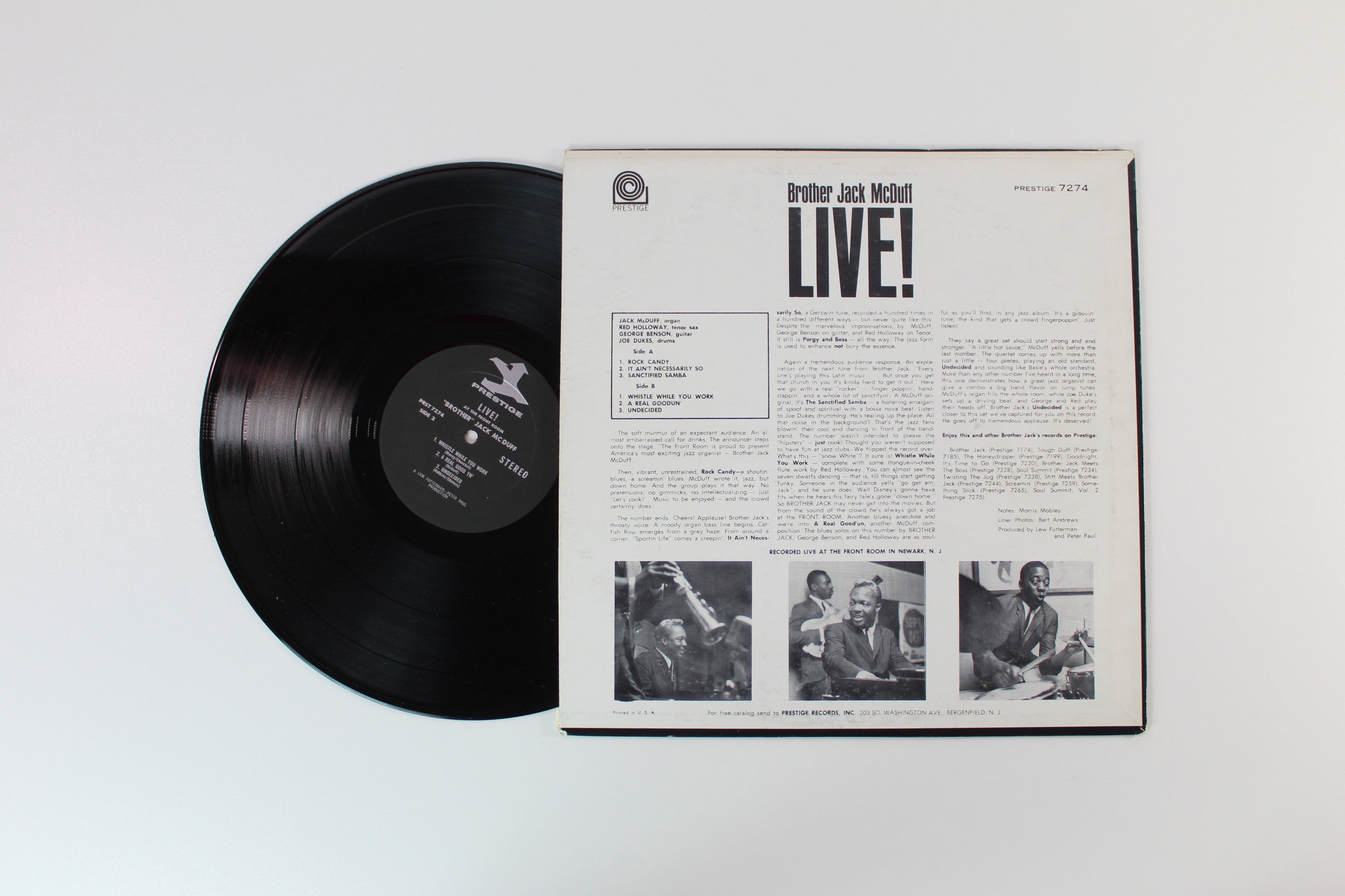 Brother Jack McDuff - Live! on Prestige Stereo