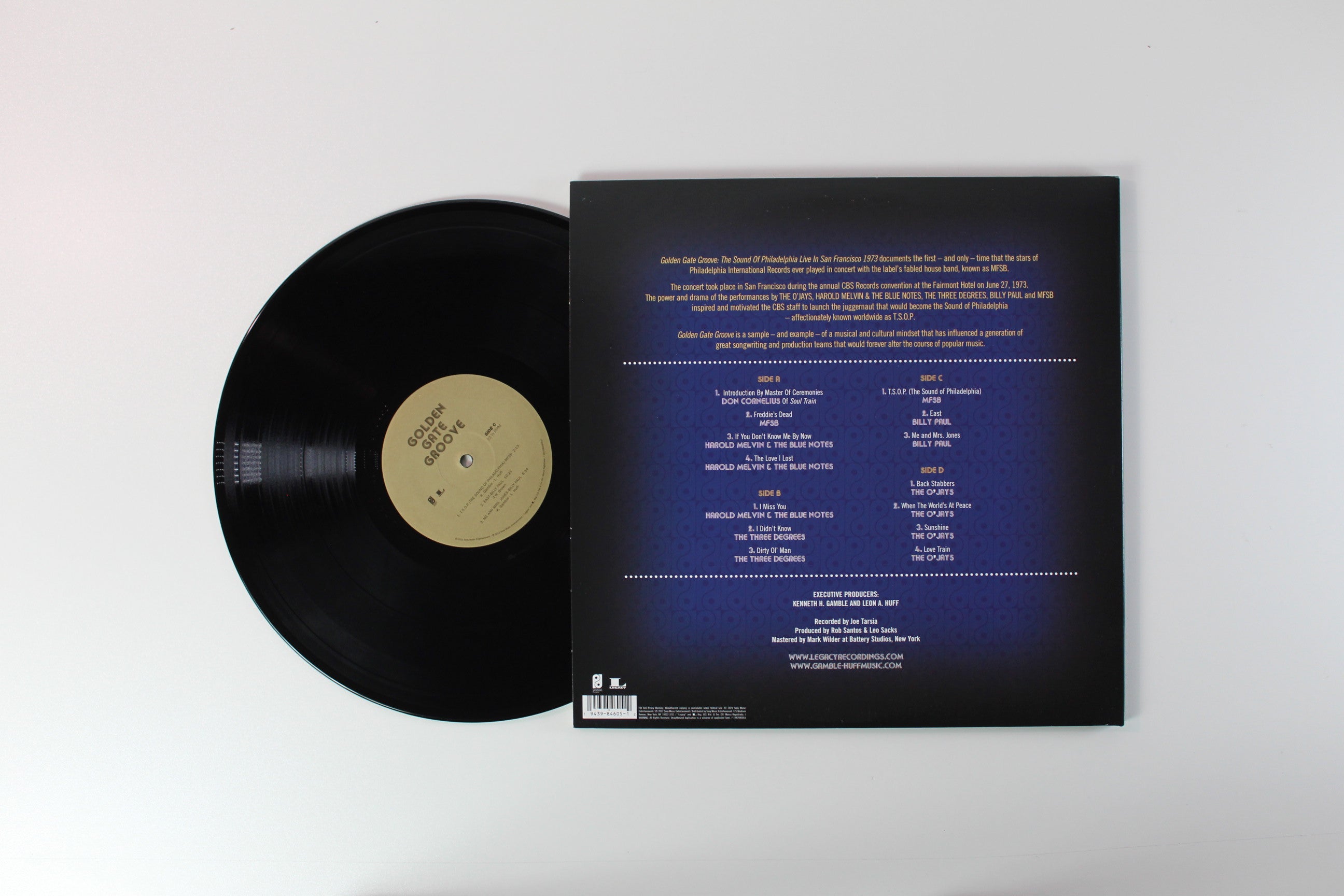 Various - Golden Gate Groove (The Sound Of Philadelphia Live in San Francisco 1973) on Philadelphia Intl Sony Legacy RSD 2021 Limited Reissue