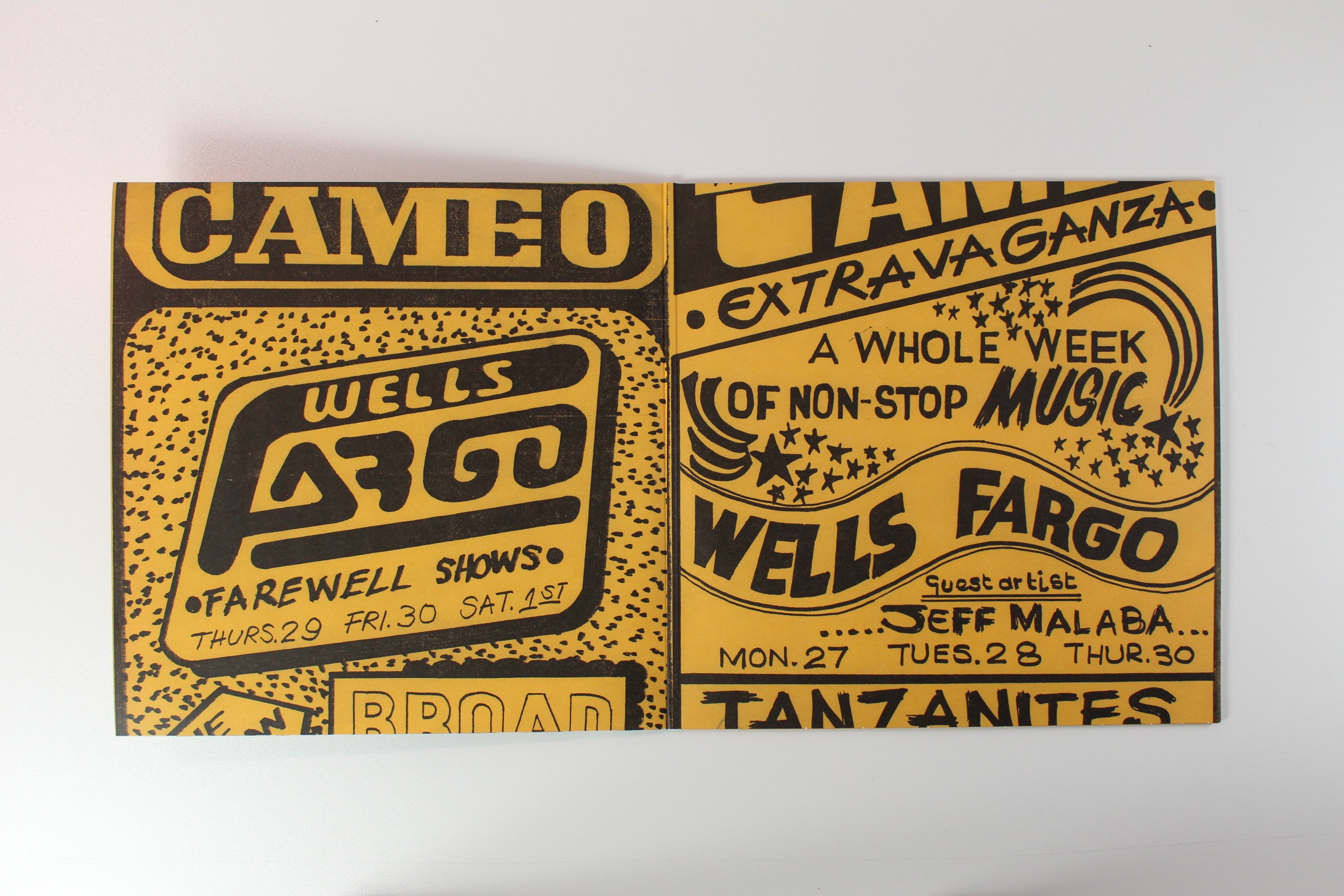 Wells Fargo - Watch Out! on Now Again Vinyl Me Please Yellow/Green Marbled Vinyl