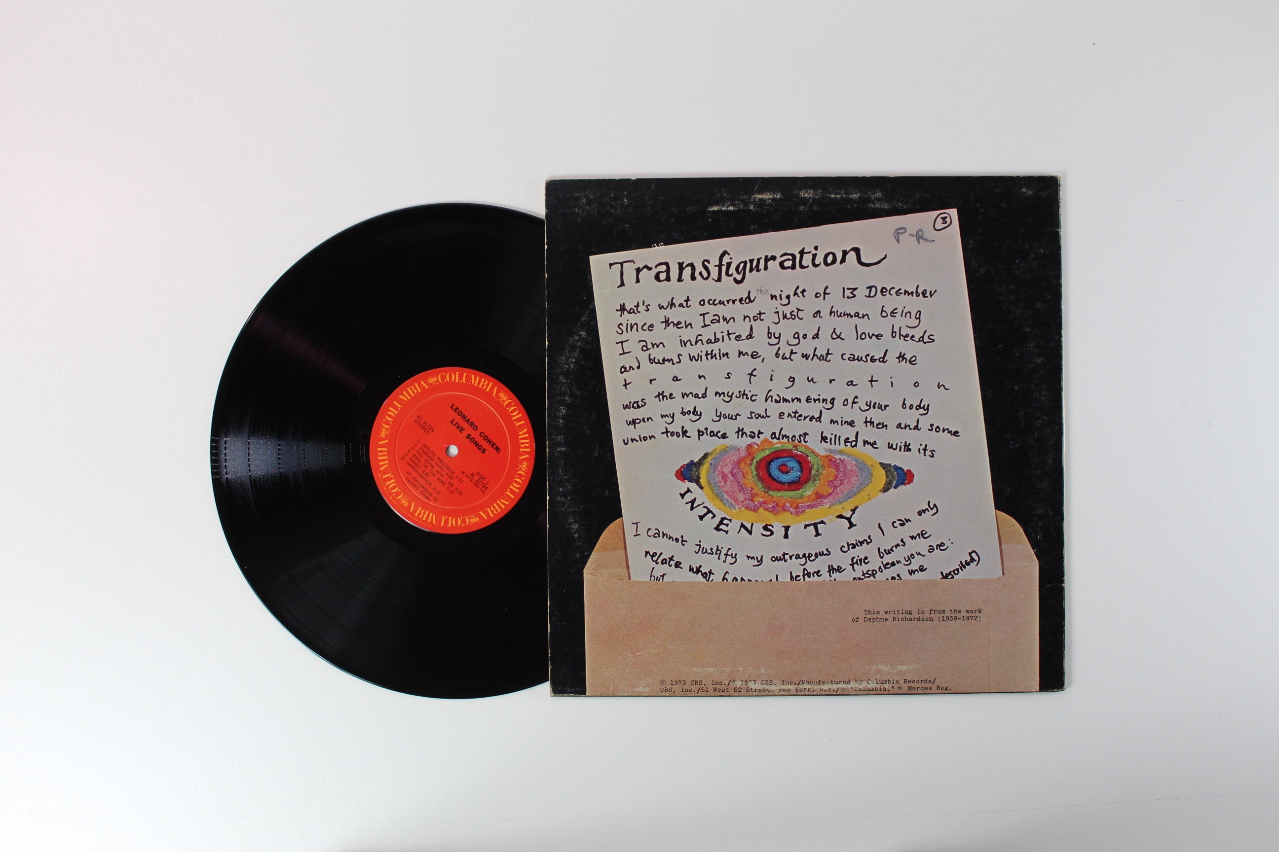 Leonard Cohen - Live Songs on Columbia