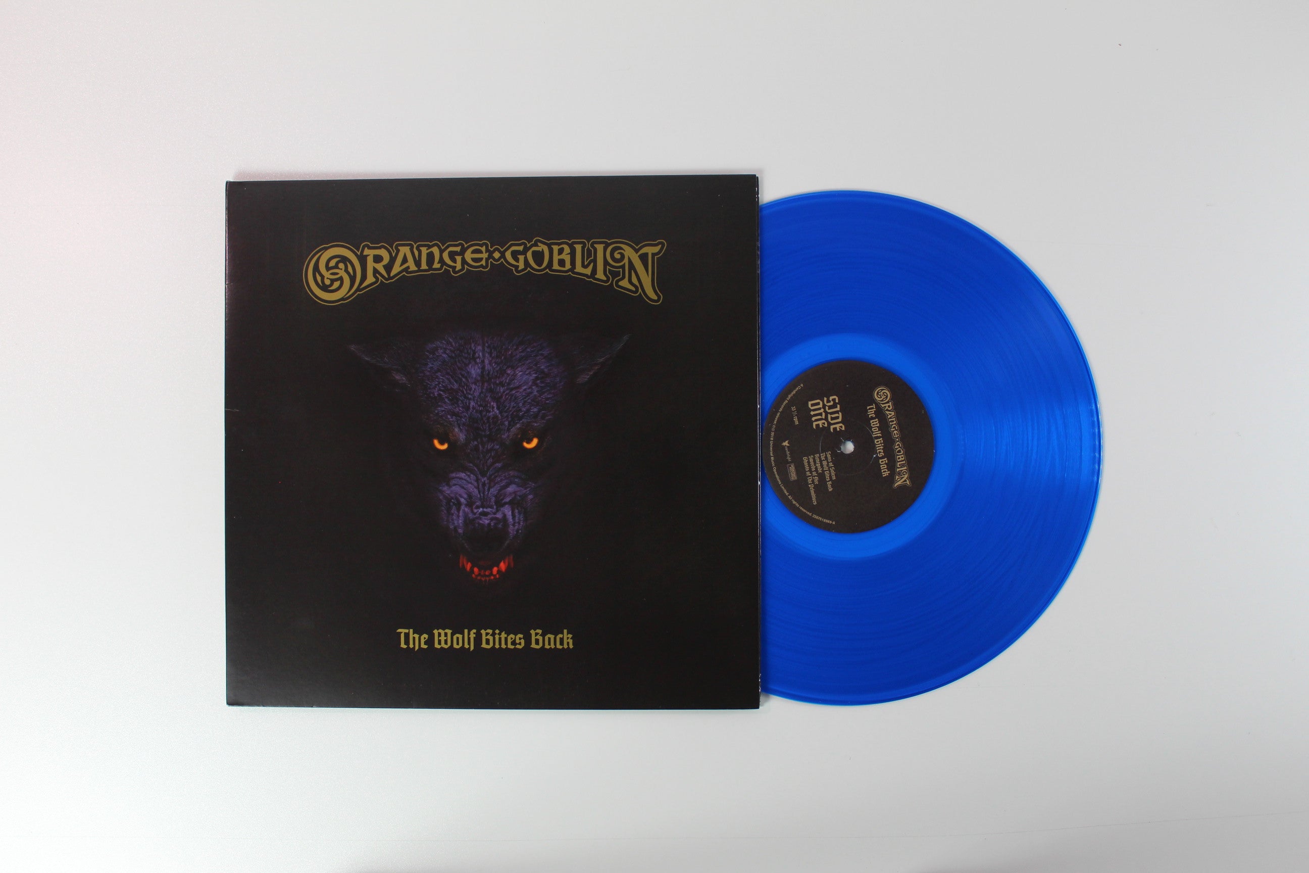 Orange Goblin - The Wolf Bites Back on Candlelight Spinefarm Blue Translucent