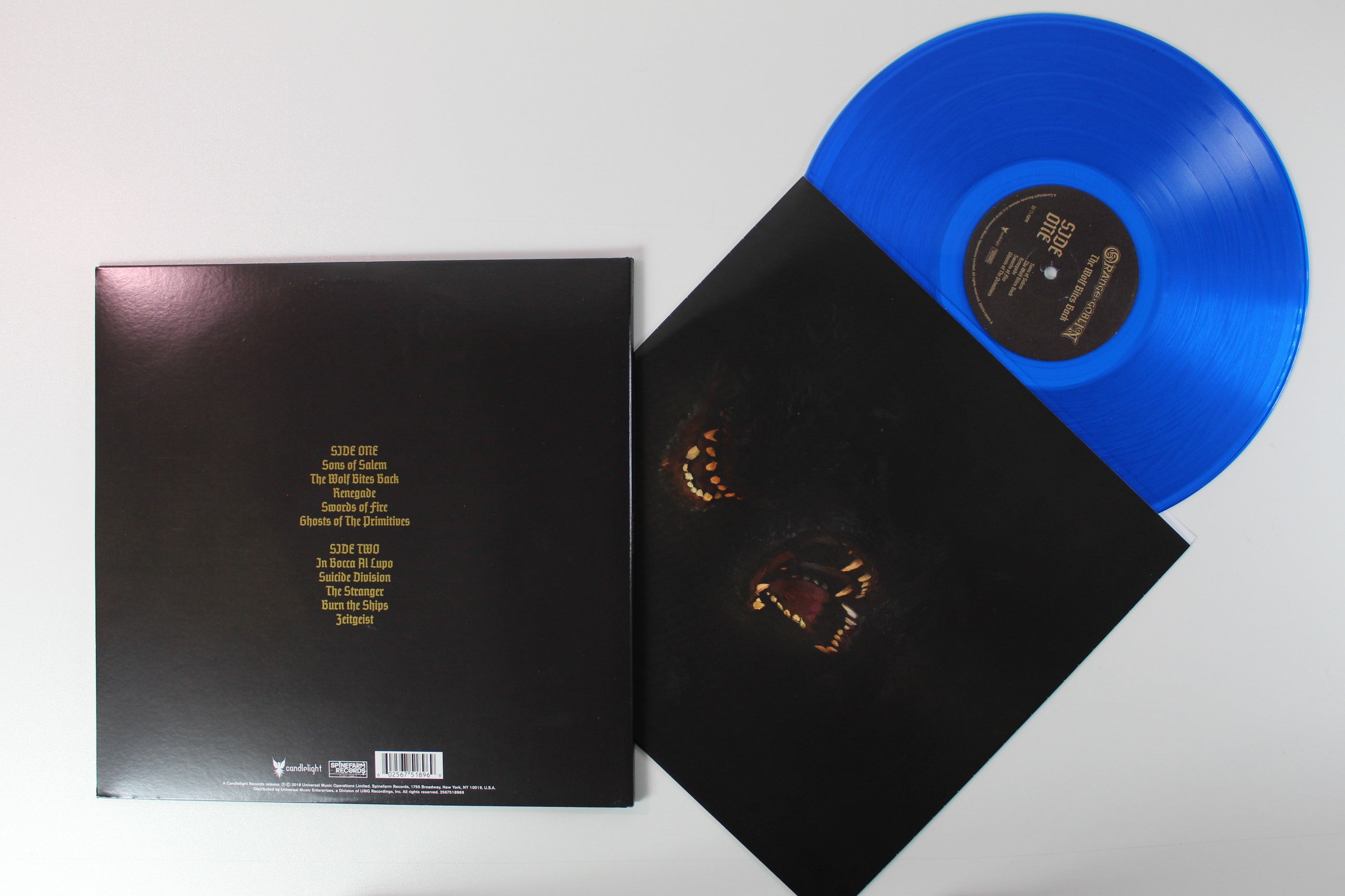 Orange Goblin - The Wolf Bites Back on Candlelight Spinefarm Blue Translucent