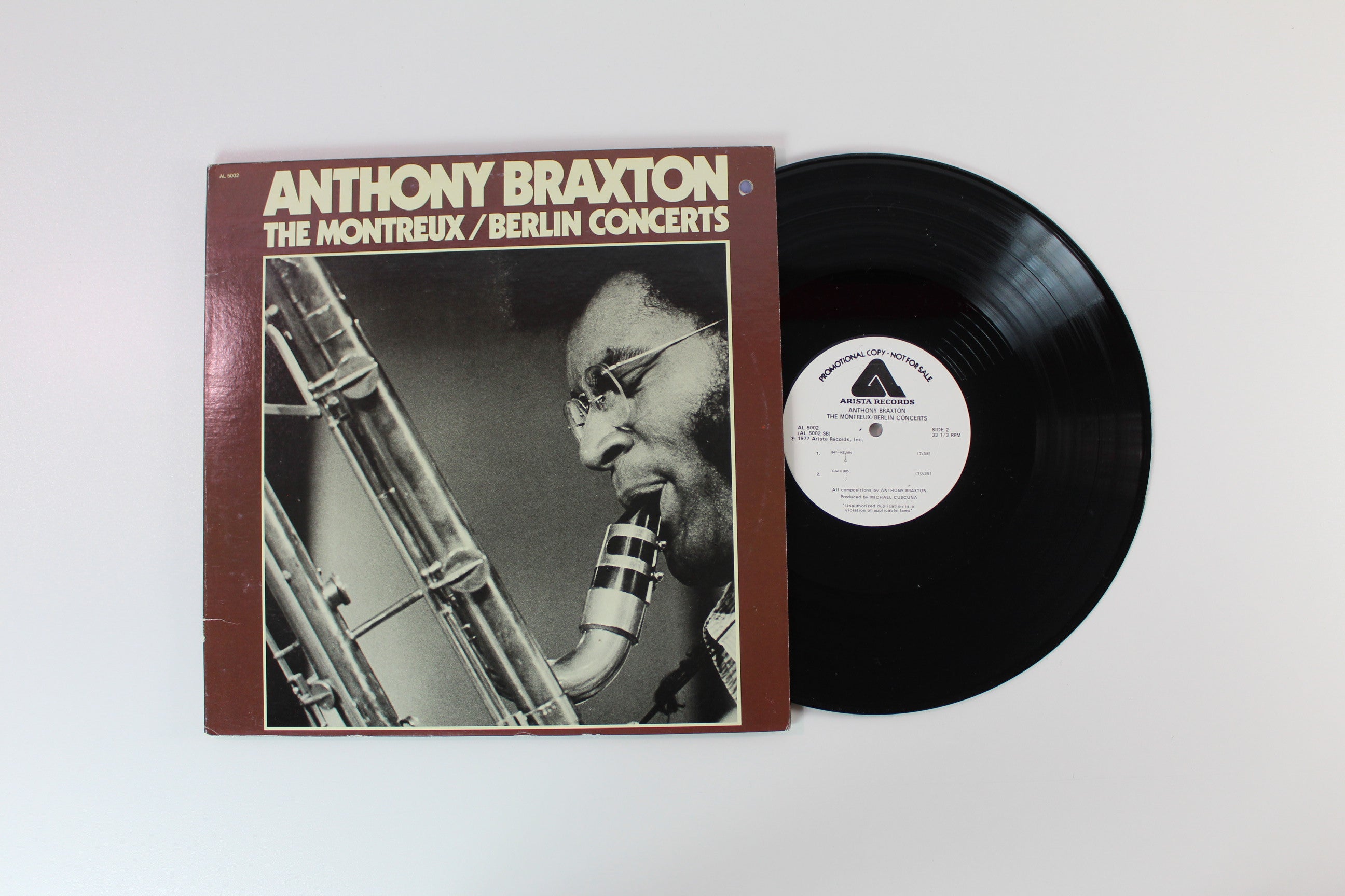 Anthony Braxton - The Montreux / Berlin Concerts on Arista - Promo
