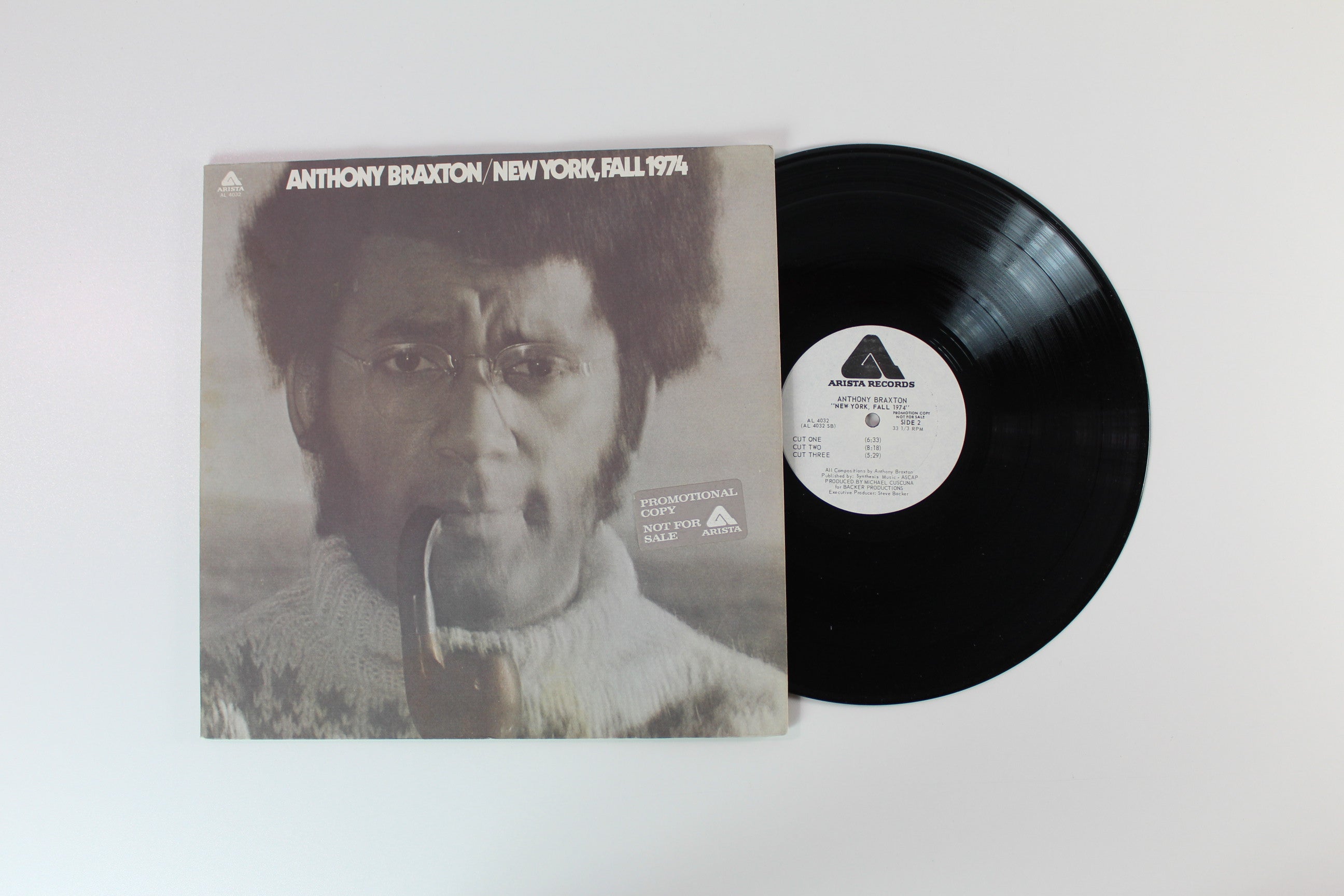 Anthony Braxton - New York, Fall 1974 on Arista - Promo