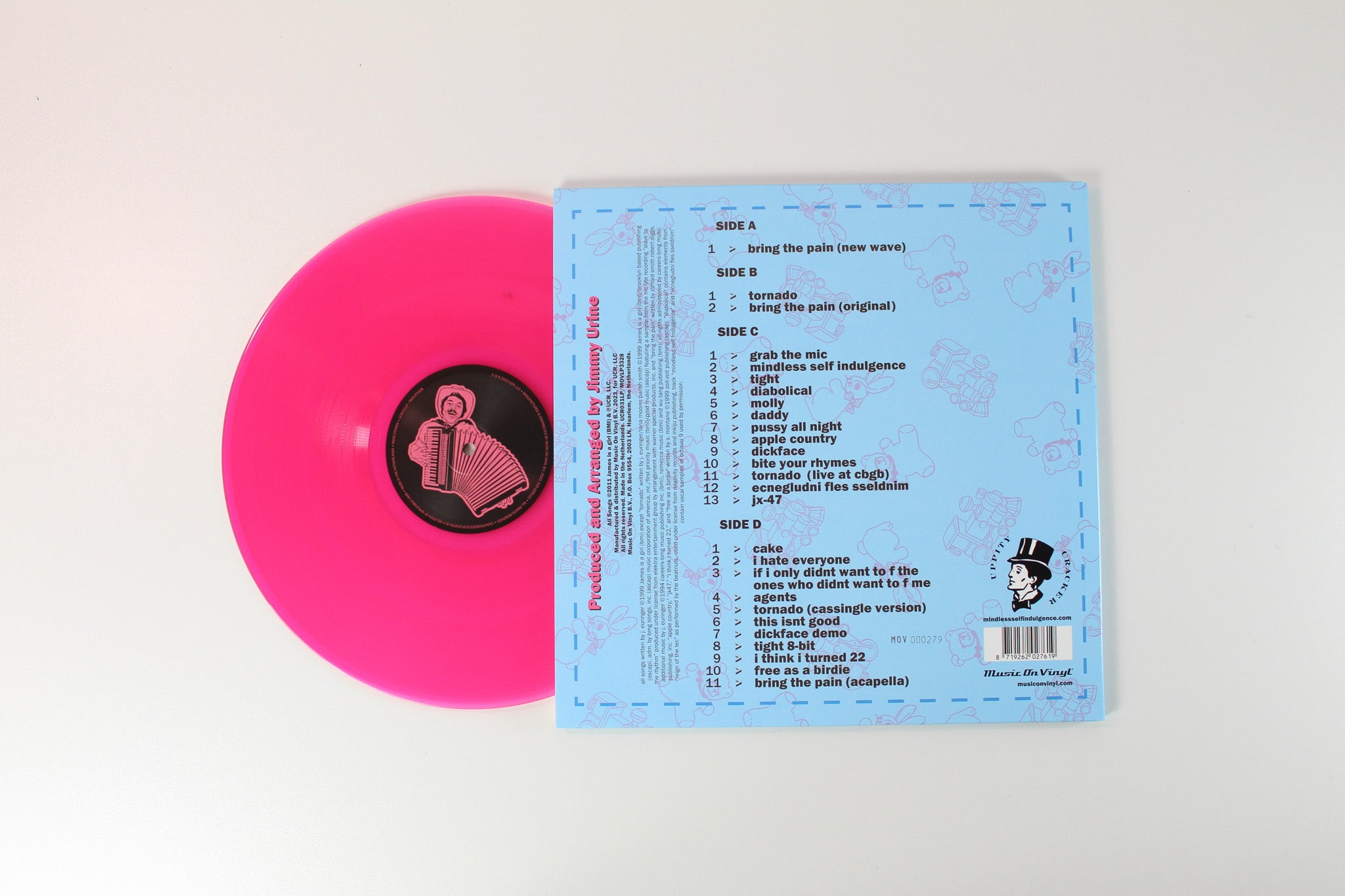Mindless Self Indulgence - Tighter on Music on Vinyl Ltd Numbered Translucent Magenta
