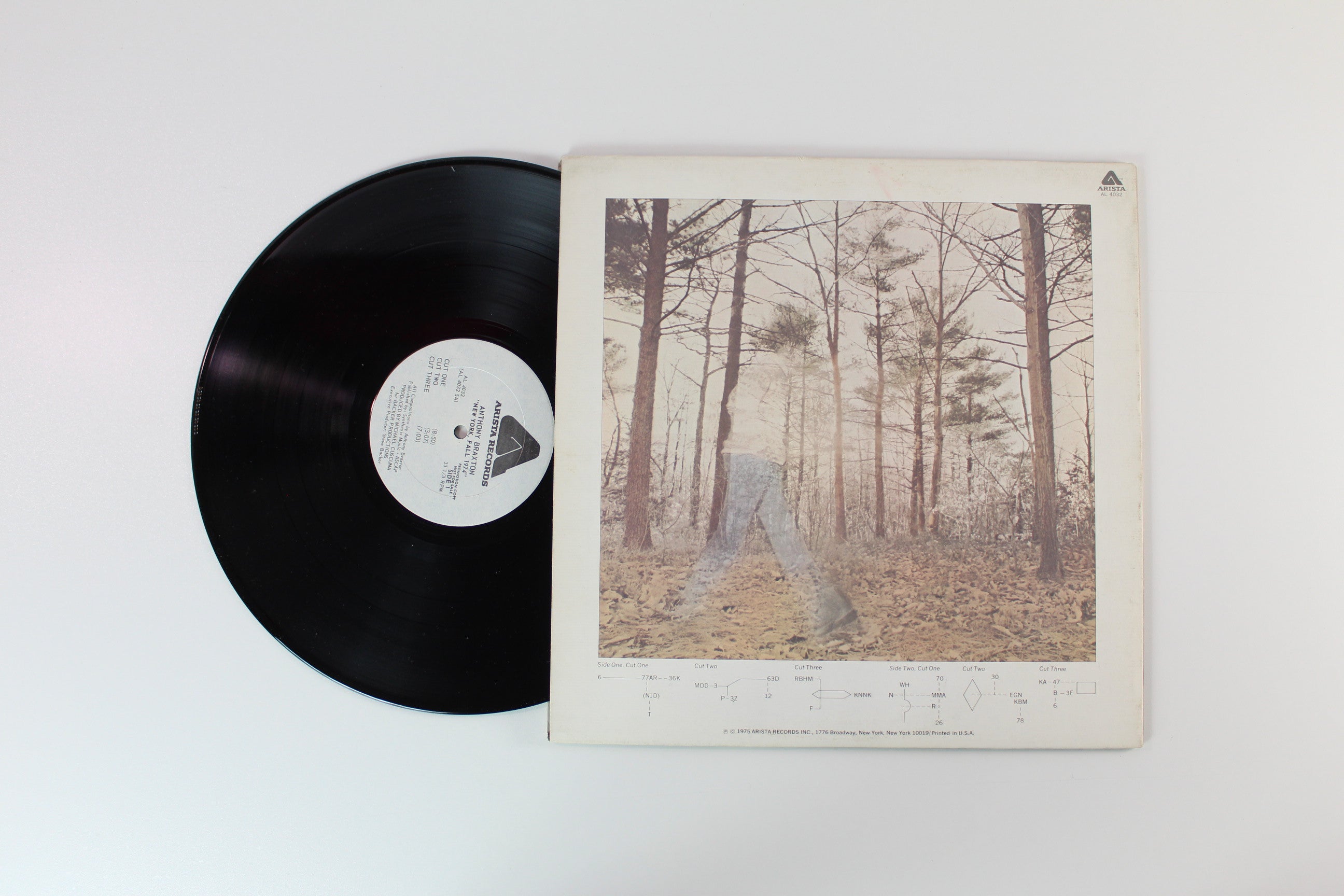 Anthony Braxton - New York, Fall 1974 on Arista - Promo