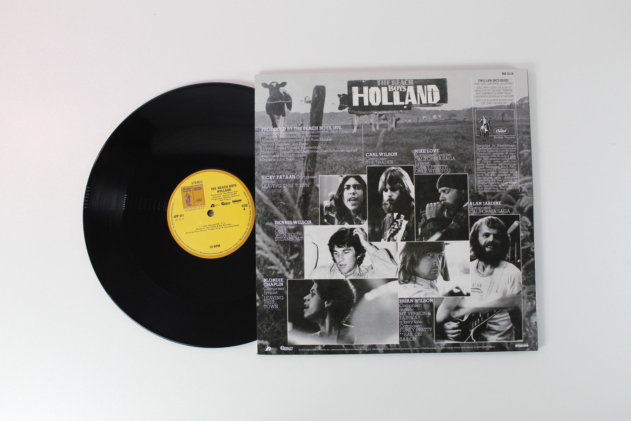 The Beach Boys - Holland on Brother Analogue Productions 180 Gram Reissue