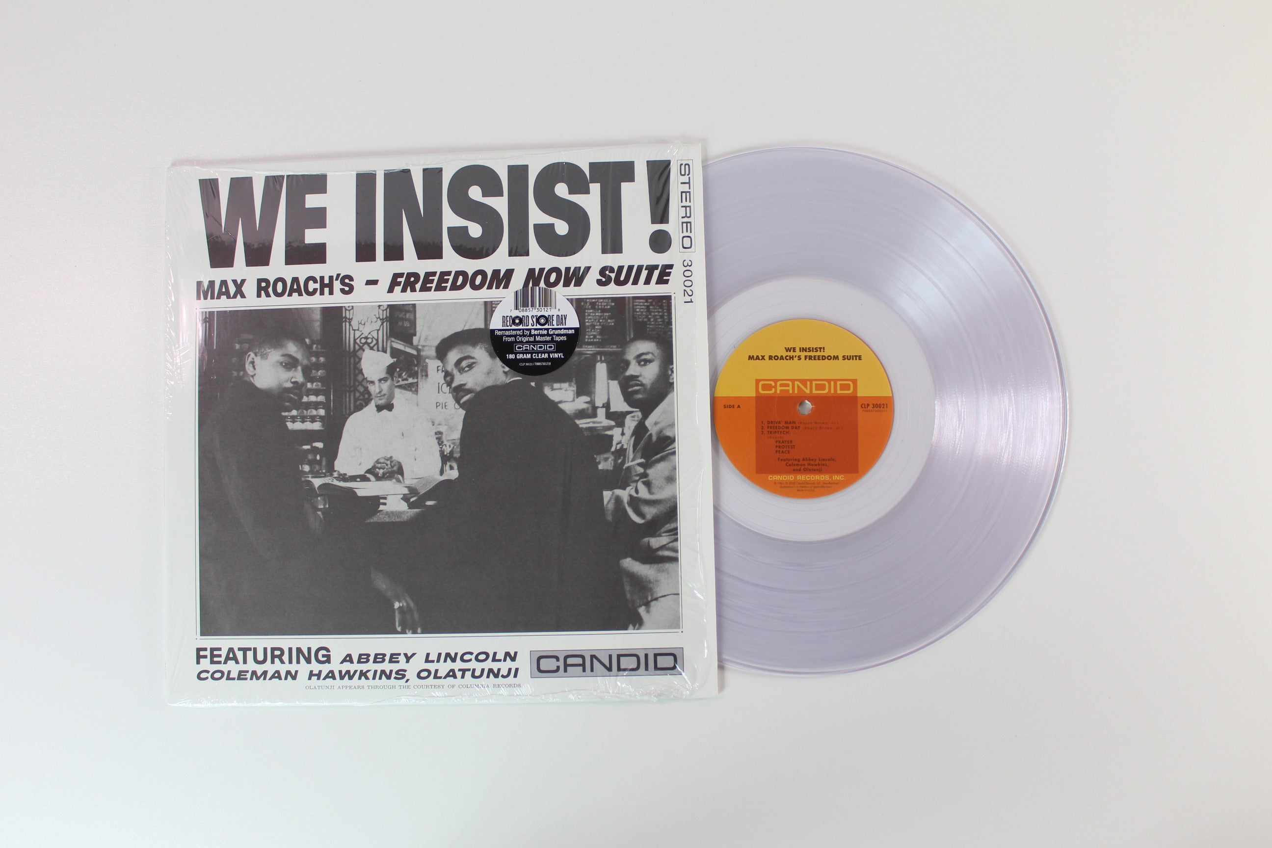 Max Roach - We Insist! Max Roach's Freedom Now Suite on Candid Reissue Clear Vinyl
