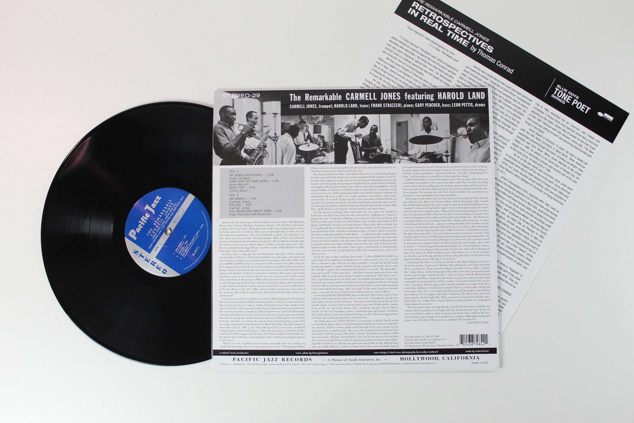 Carmell Jones - The Remarkable Carmell Jones on Pacific Jazz Blue Note Tone Poet Series Reissue