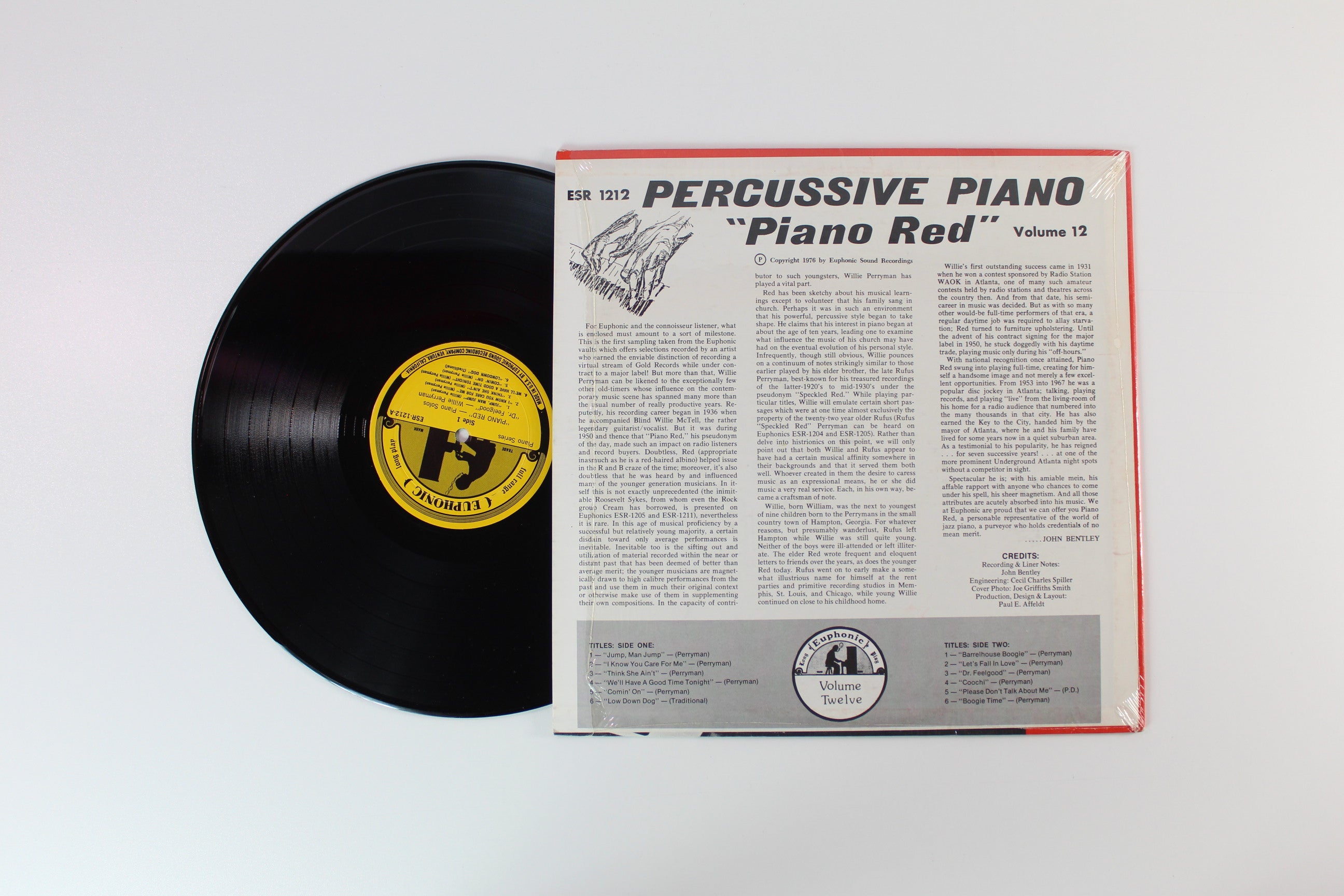 Piano Red - Percussive Piano "Dr. Feelgood" on Euphonic Sound Recordings