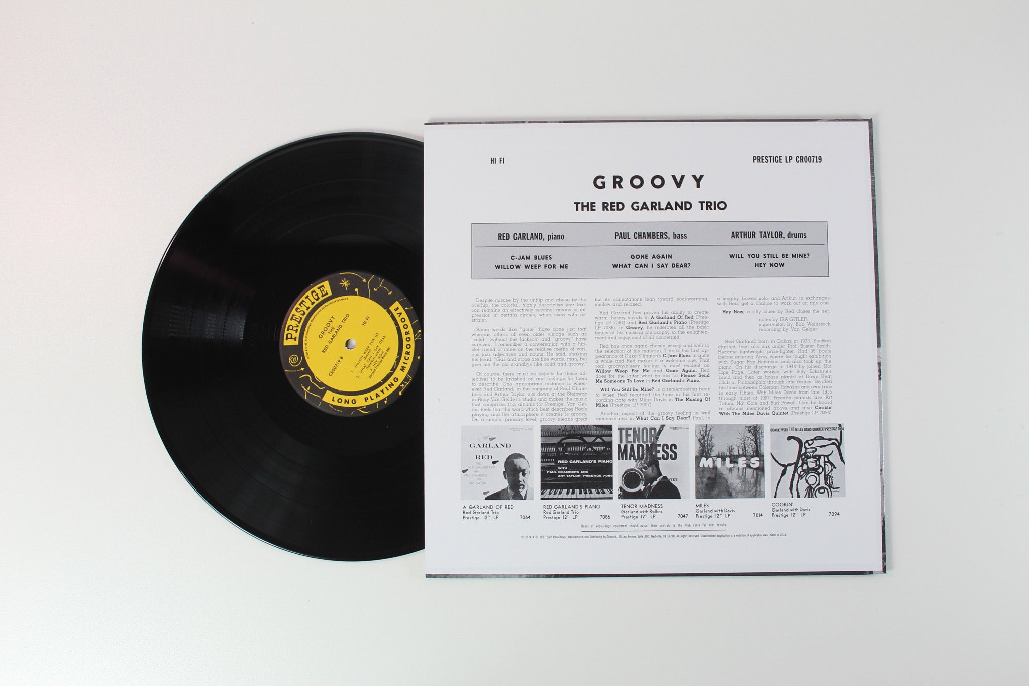 The Red Garland Trio - Groovy on Craft Recordings OJC Reissue
