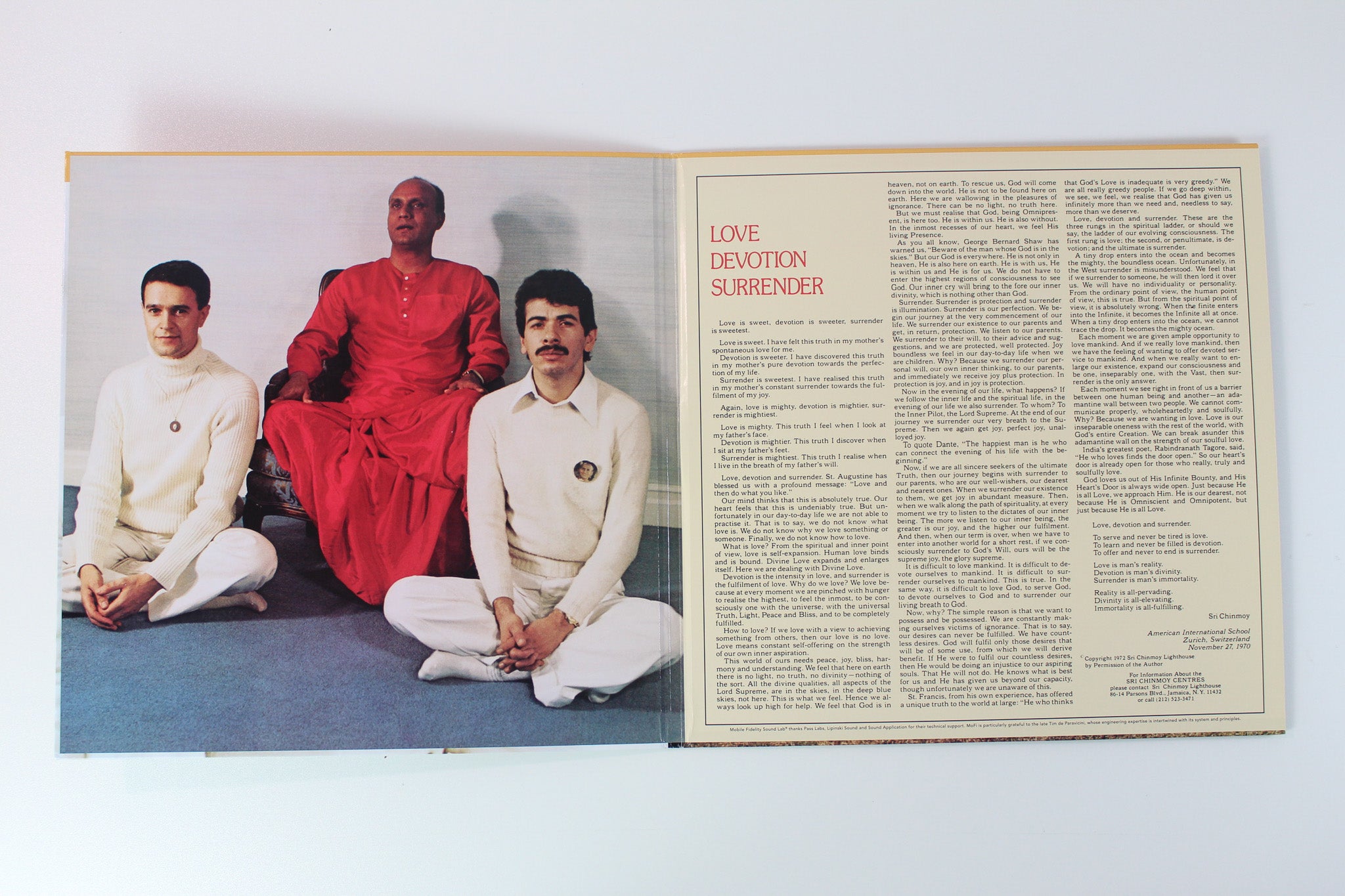 Carlos Santana & John McLaughlin - Love Devotion Surrender on Mobile Fidelity Sound Lab Ltd Numbered Reissue