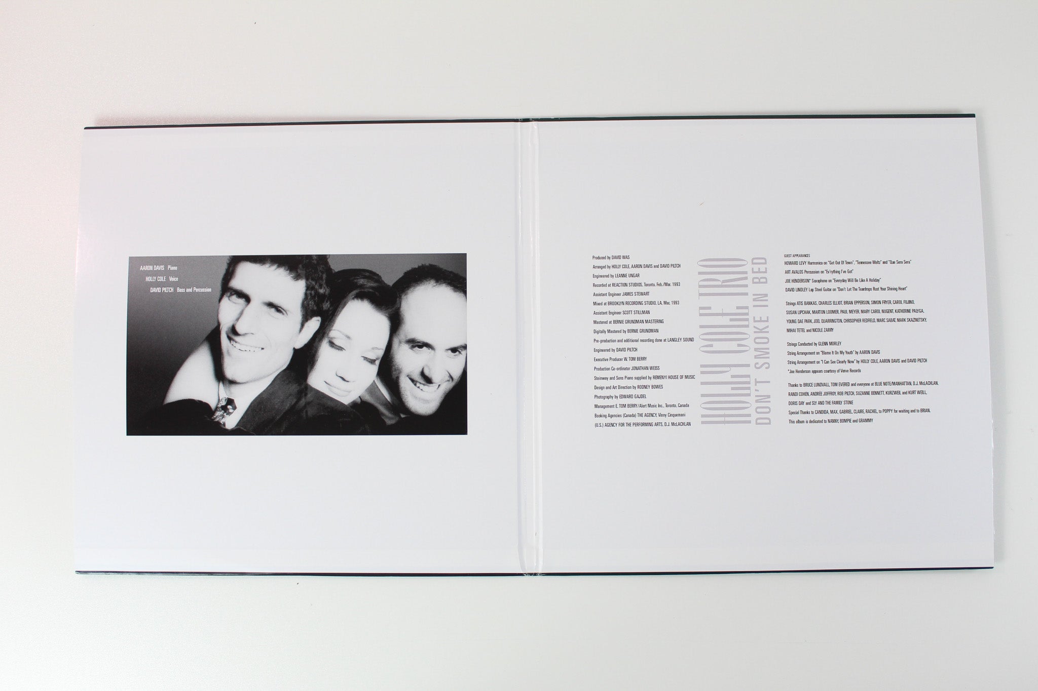 Holly Cole Trio - Don't Smoke In Bed on Analogue Productions 2 X 12" 45 RPM Reissue