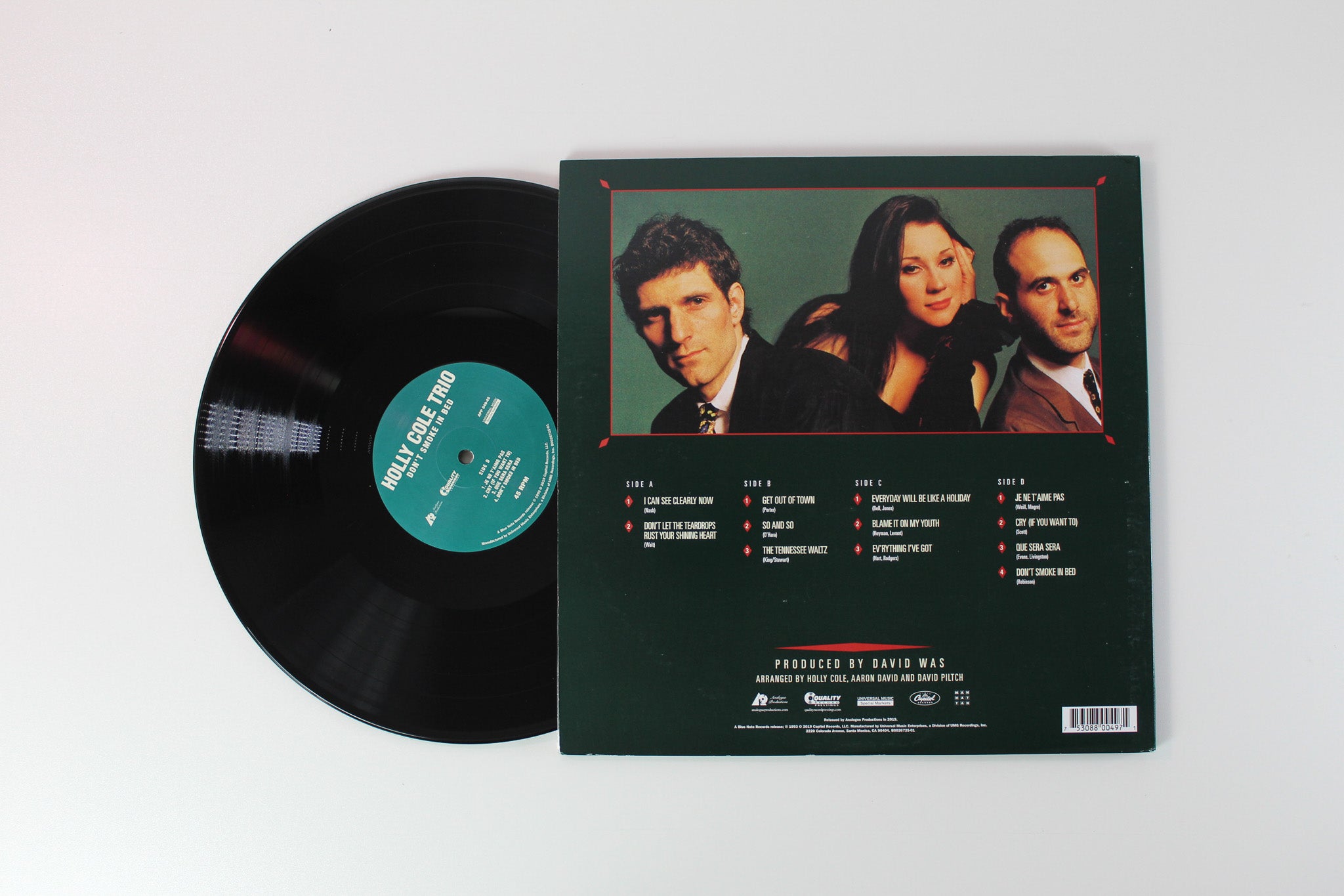 Holly Cole Trio - Don't Smoke In Bed on Analogue Productions 2 X 12" 45 RPM Reissue