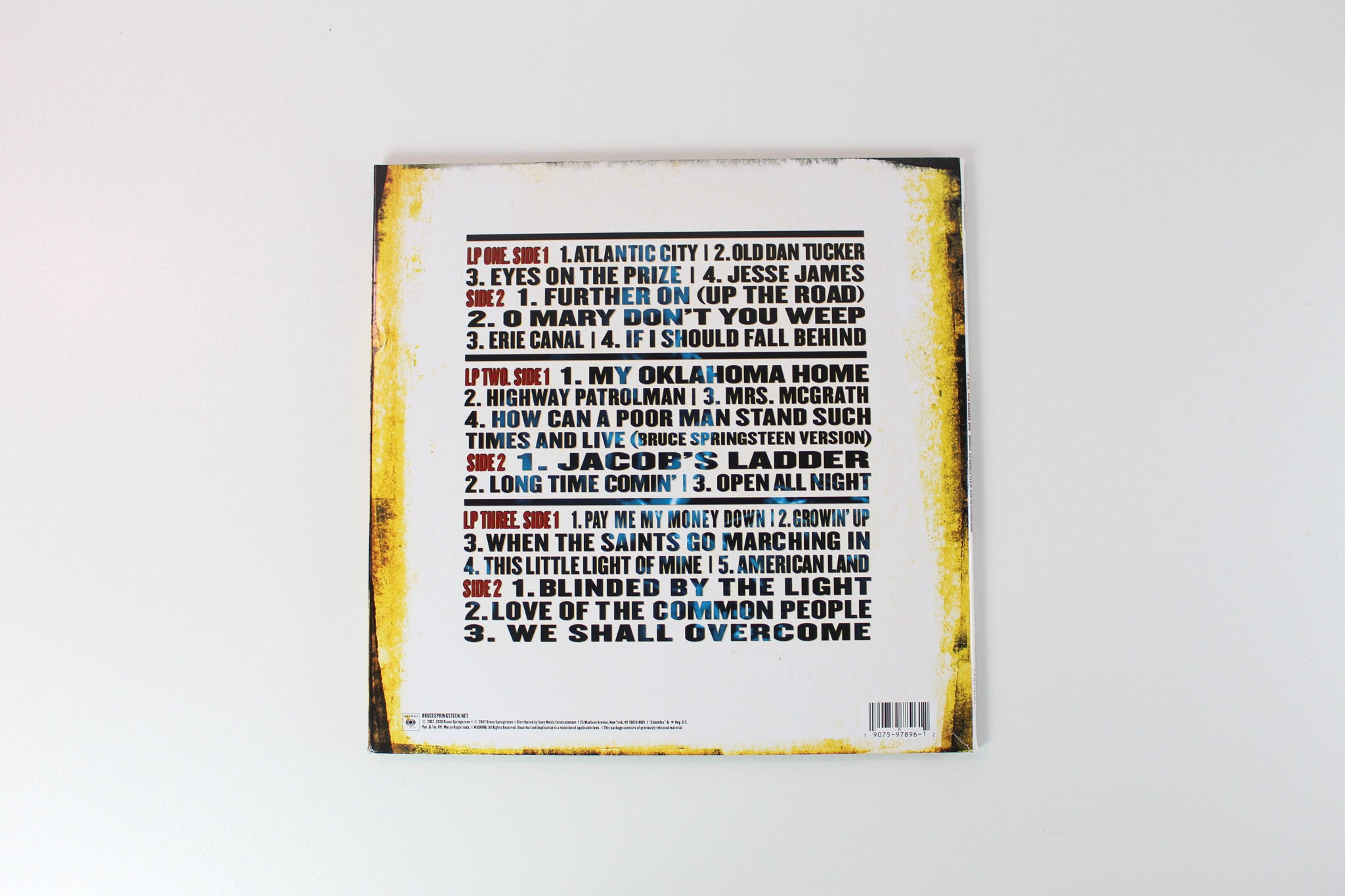 Bruce Springsteen With The Sessions Band - Live In Dublin on Columbia Reissue