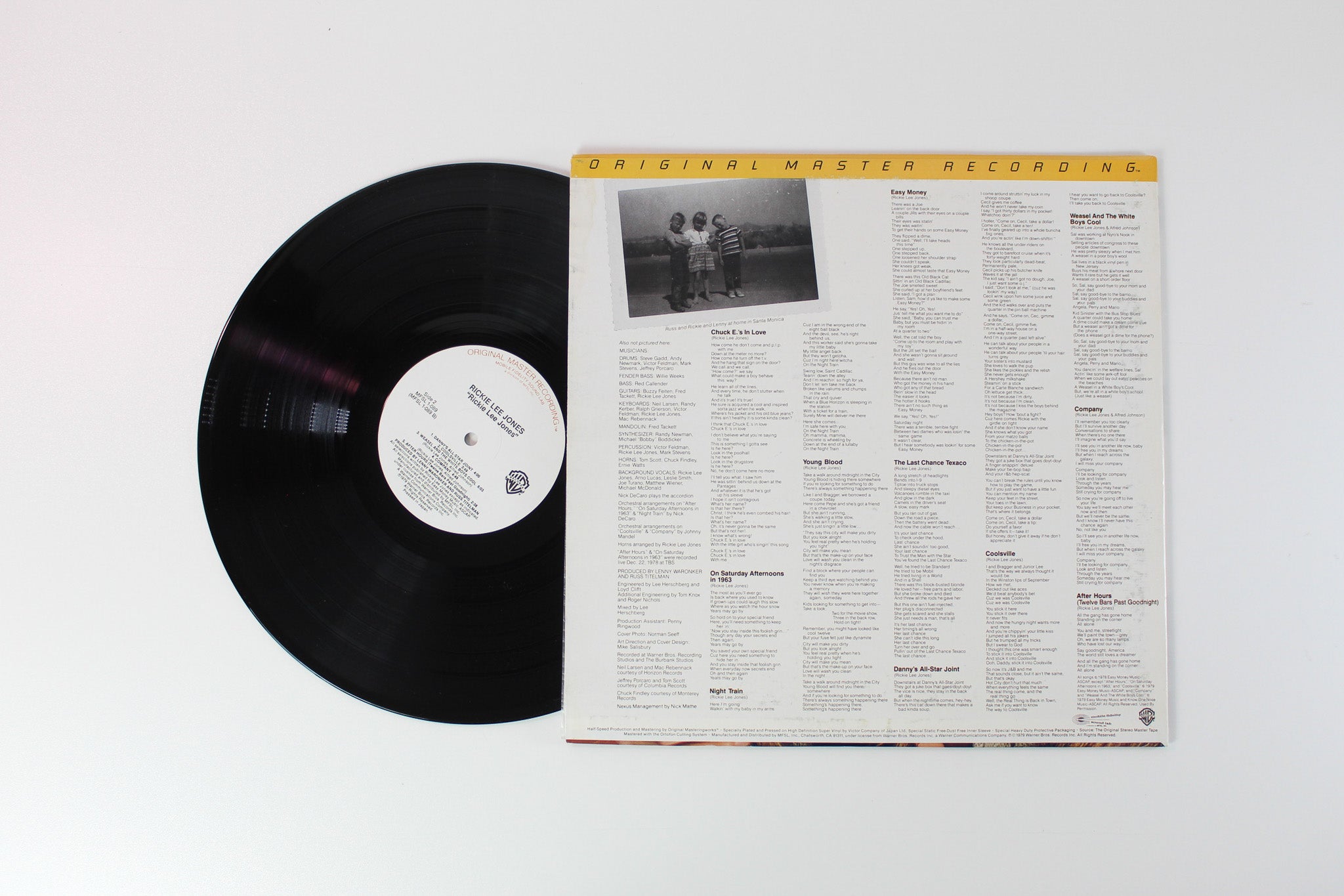 Rickie Lee Jones - Rickie Lee Jones on Mobile Fidelity Sound Lab Ltd Reissue