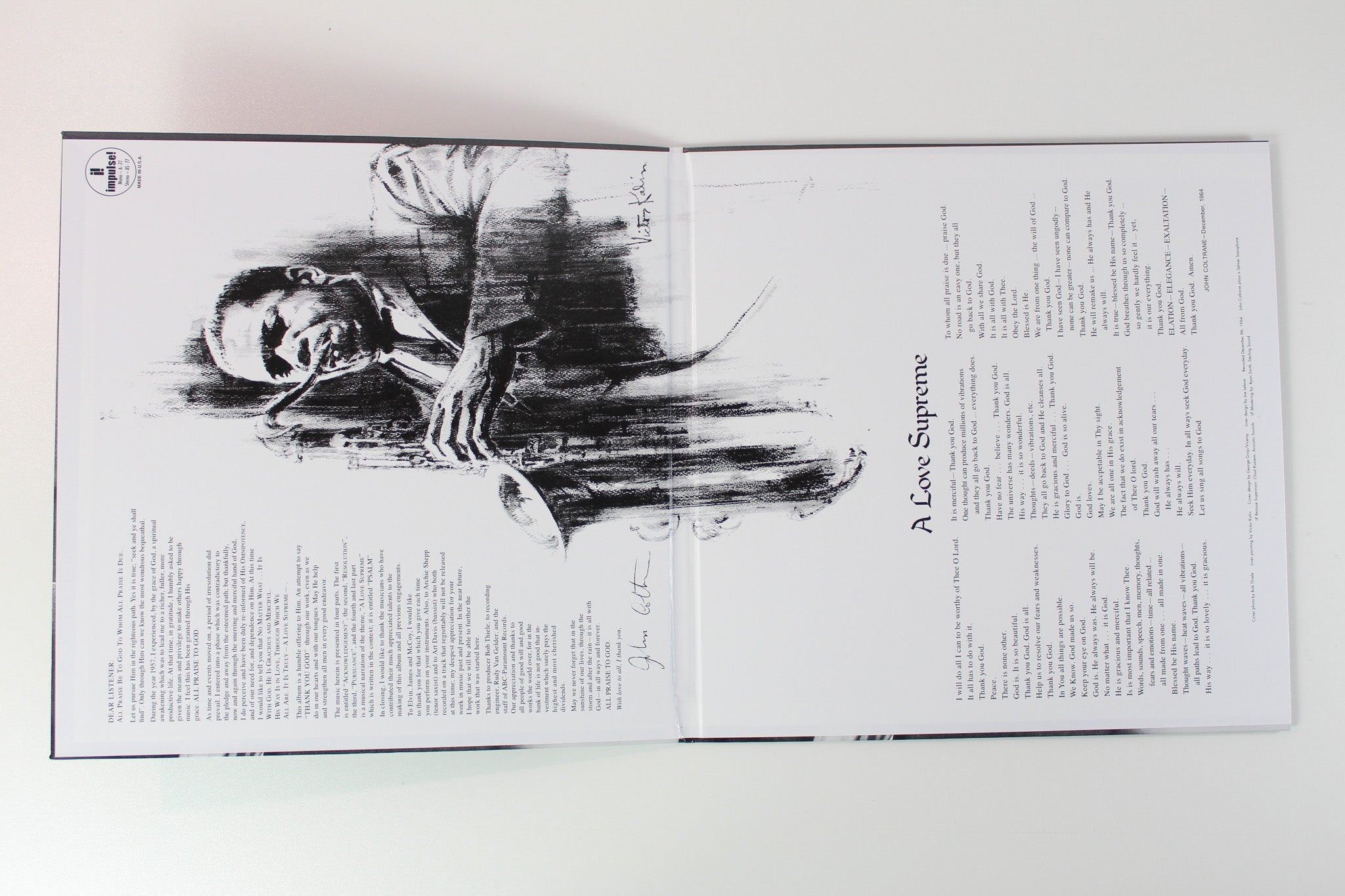 John Coltrane - A Love Supreme on Impulse Verve Acoustic Sound Series Reissue