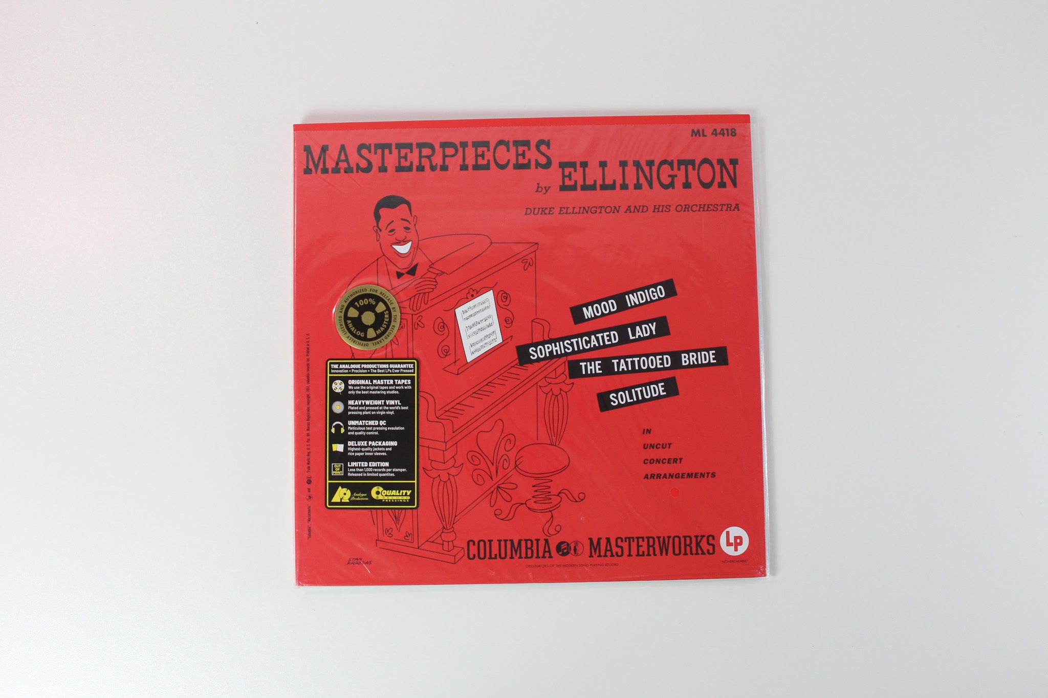 Duke Ellington And His Orchestra - Masterpieces By Ellington on Columbia Analogue Productions Ltd Reissue