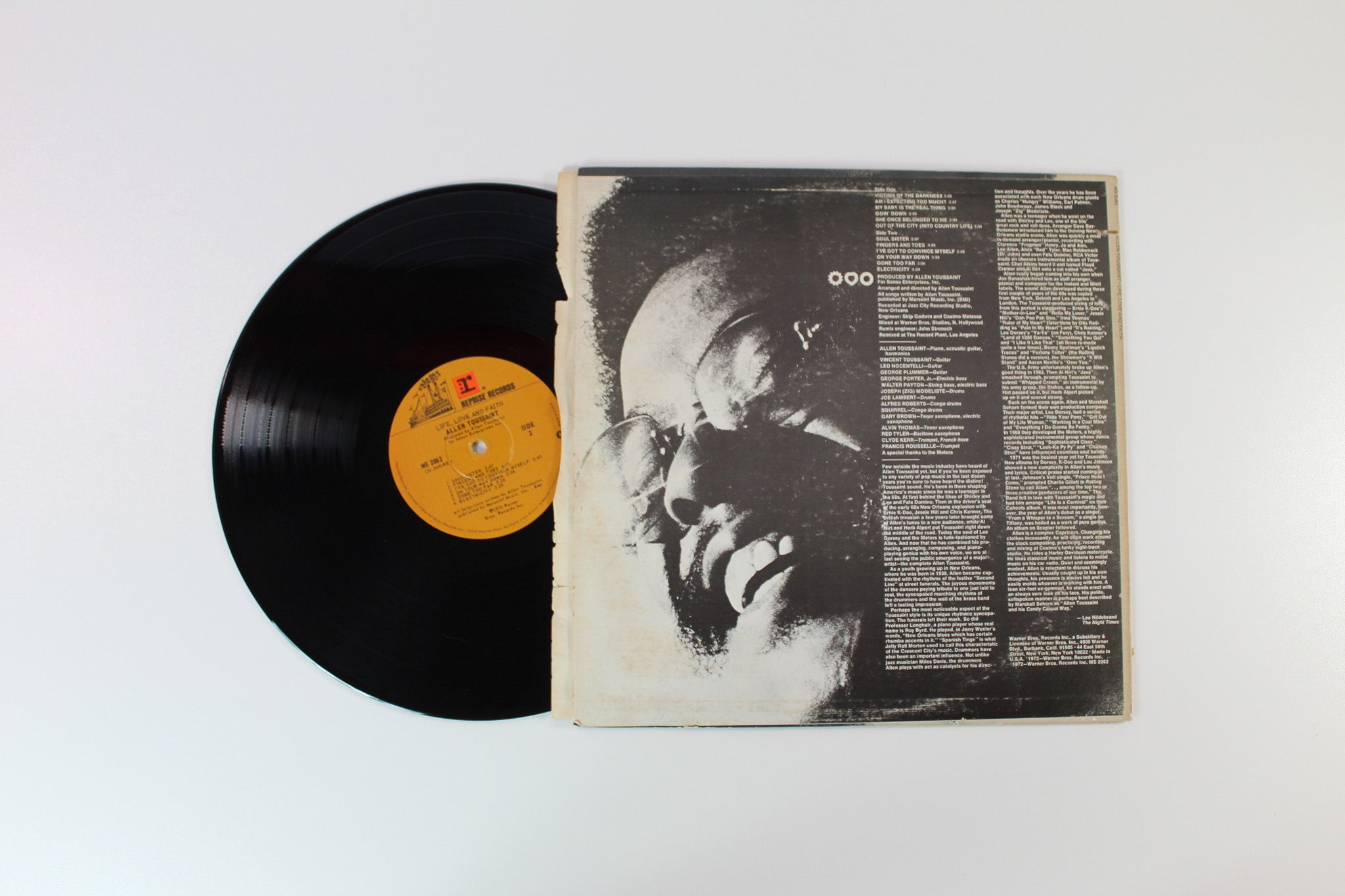 Allen Toussaint - Life, Love And Faith on Reprise Reissue