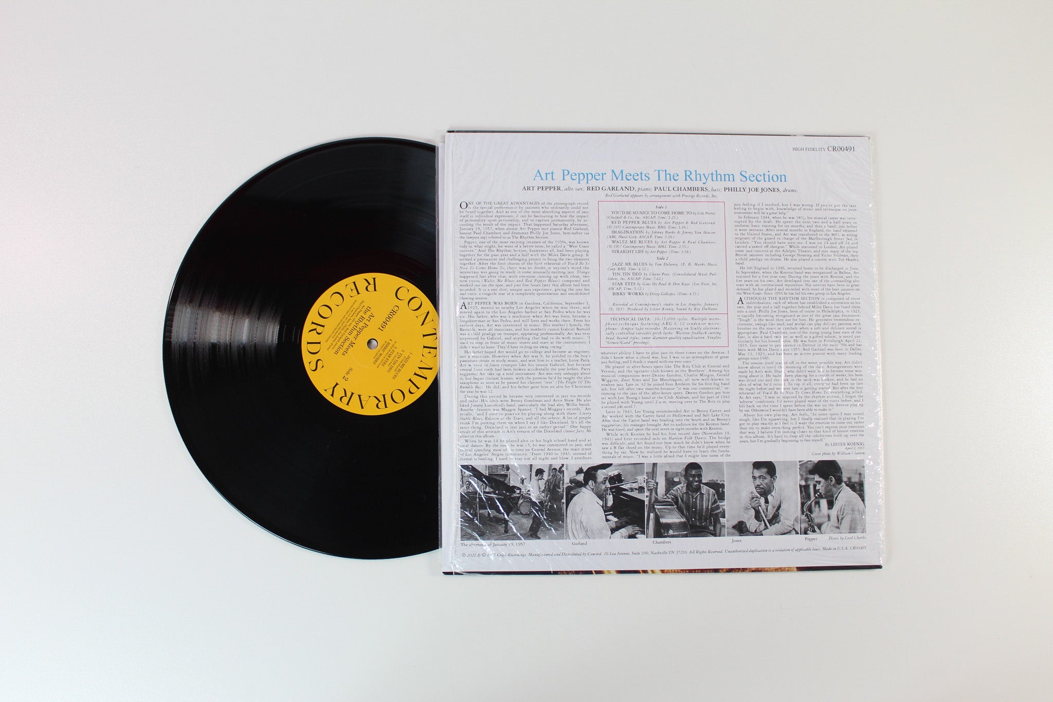 Art Pepper - Art Pepper Meets The Rhythm Section on Craft Recordings RSD 2022 180 Gram Reissue