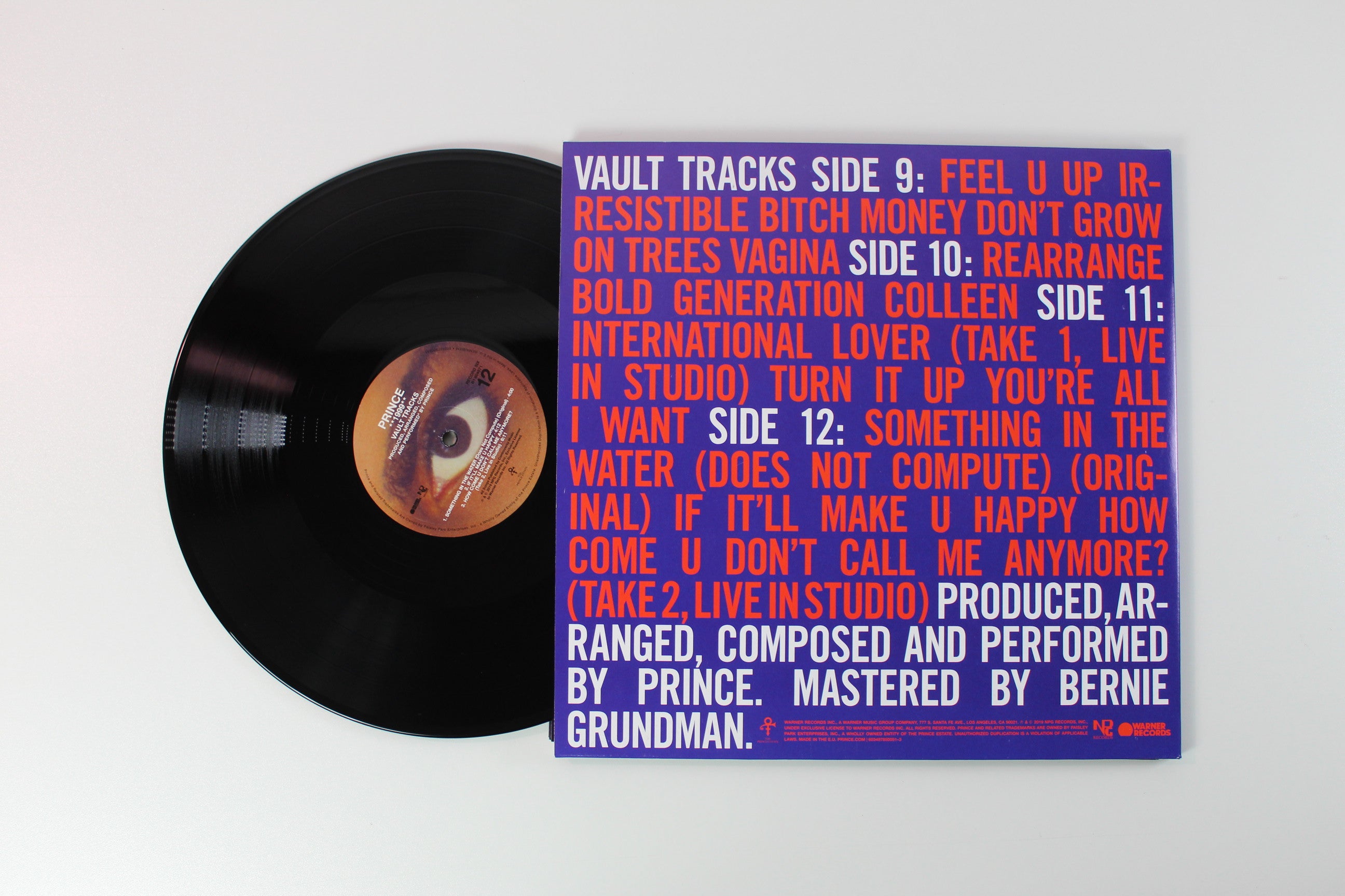 Prince - 1999 on NPG Warner Deluxe Edition Box Wet