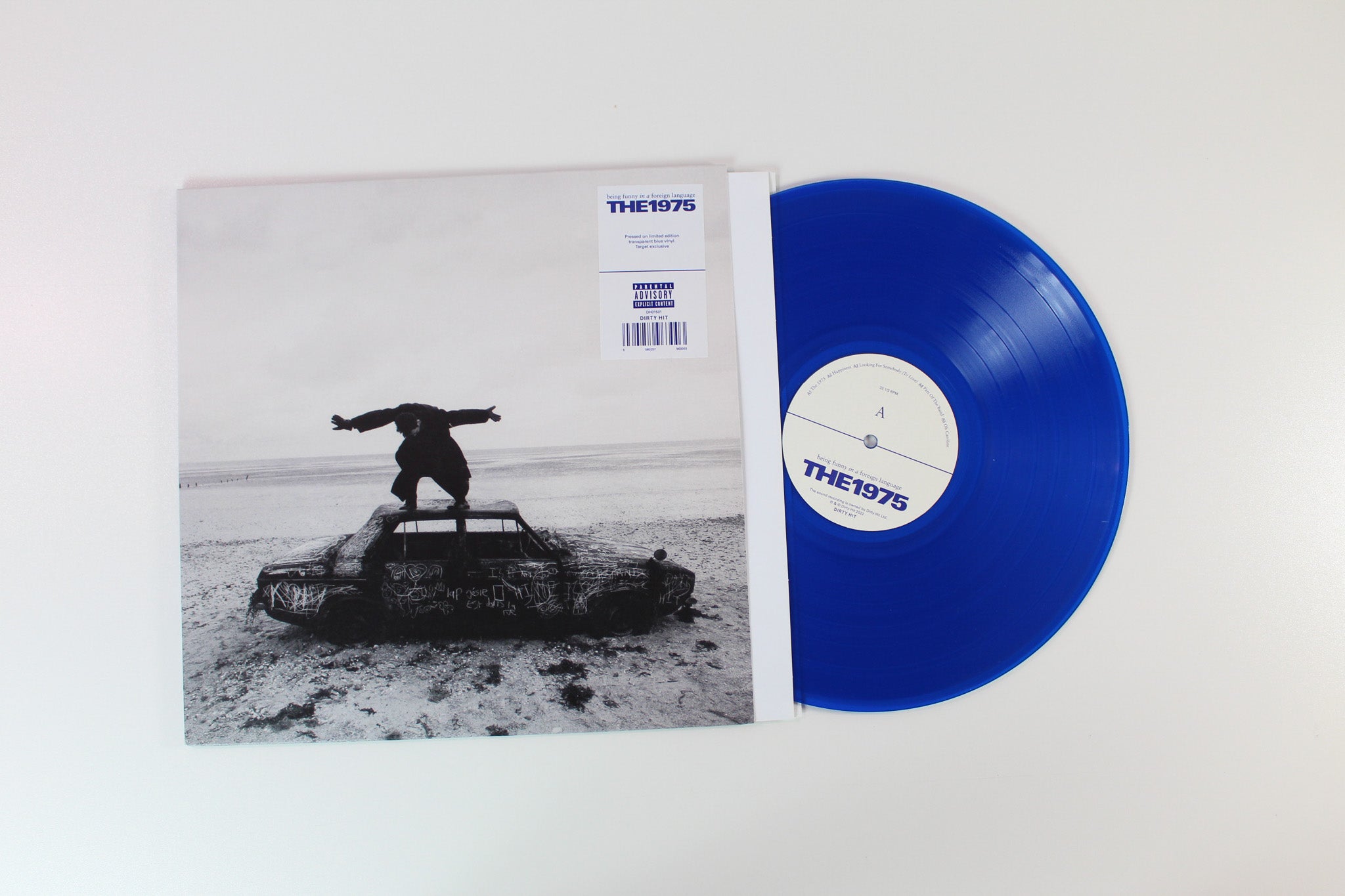 The 1975 - Being Funny In A Foreign Language on Dirty Hit Ltd Transparent Blue