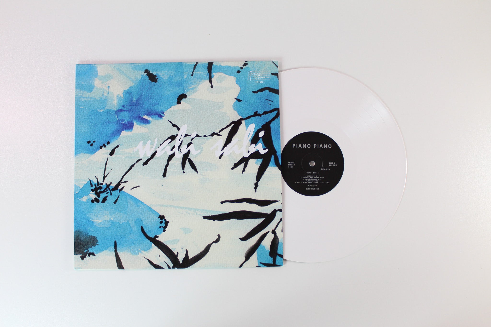 Sven Wunder - Wabi Sabi on Piano Piano Ltd White Vinyl Reissue