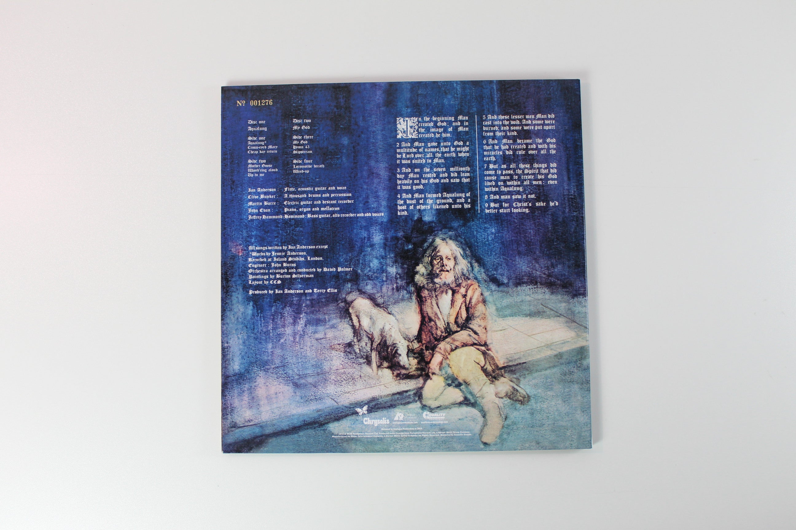 Jethro Tull - Aqualung on Analogue Productions UHQR 2 X 12" 45 RPM Ltd Box Set Reissue