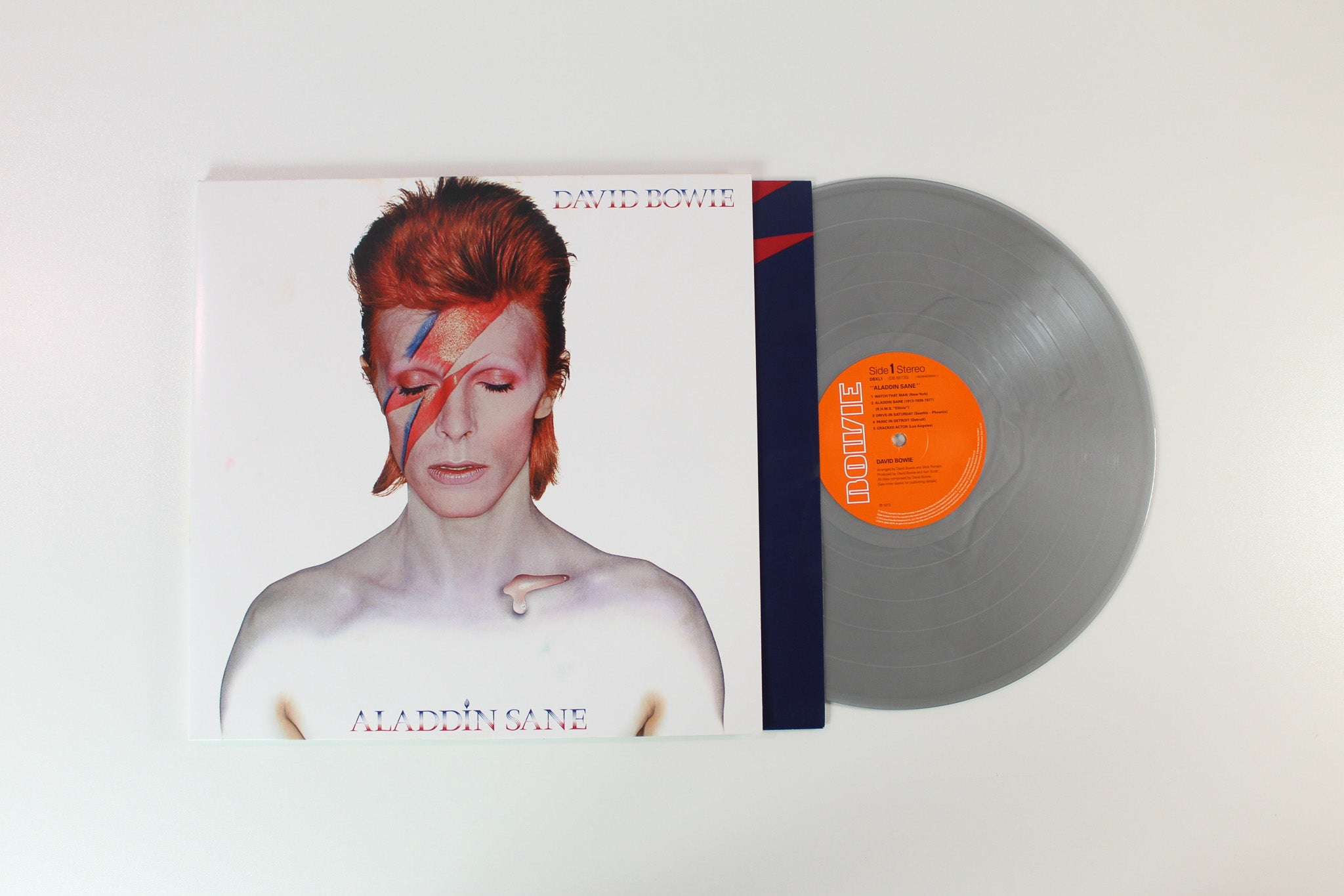 David Bowie - Aladdin Sane on Parlophone Ltd Silver Vinyl Reissue
