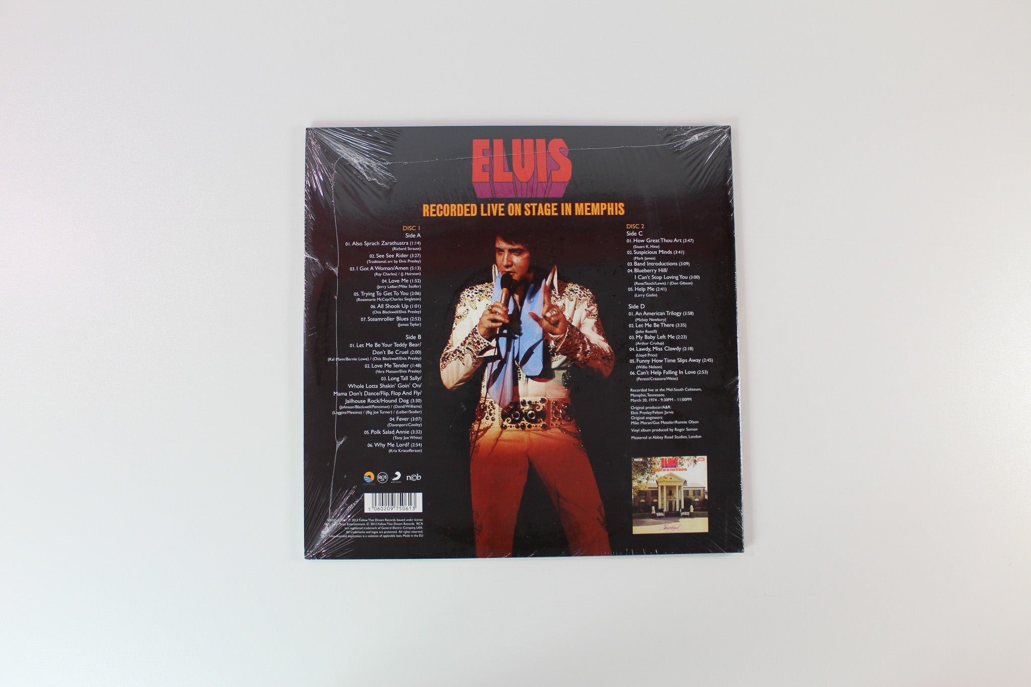 Elvis Presley - Recorded Live On Stage In Memphis on Follow That Dream Ltd Reissue Sealed