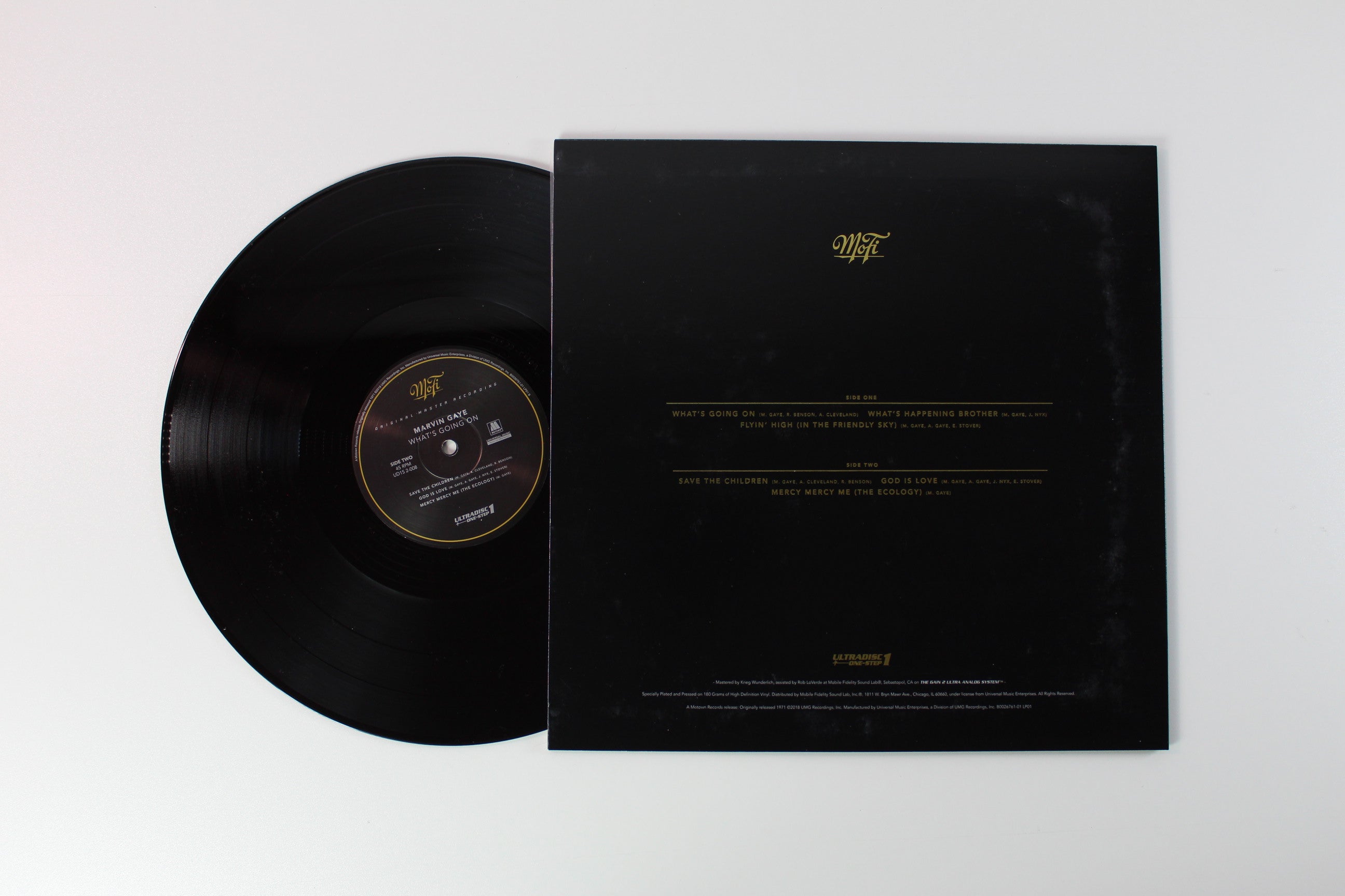 Marvin Gaye - What's Going On on Mobile Fidelity Sound Lab UltraDisc One Step Ltd Number 2 X 12" 45 RPM Reissue Box Set