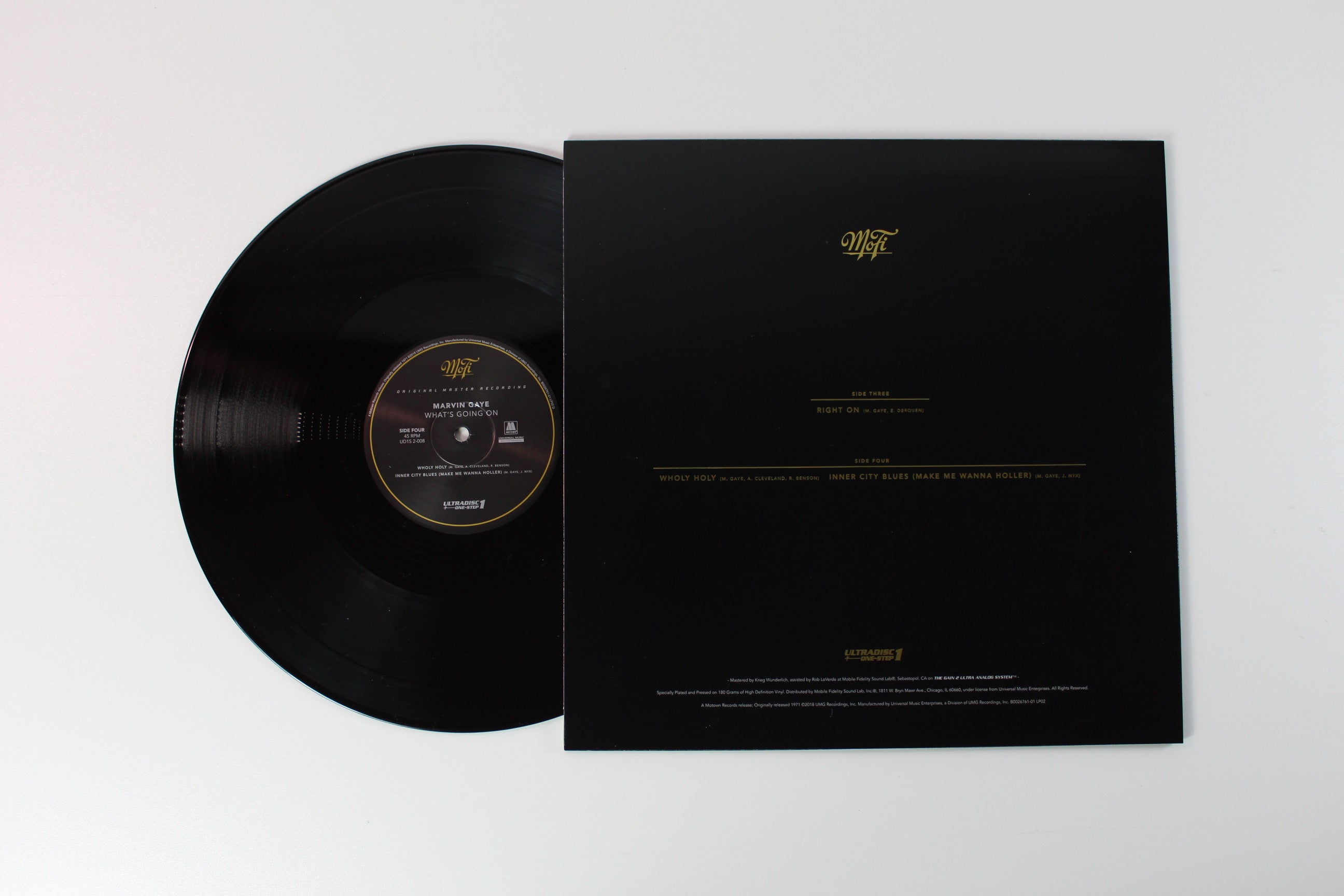 Marvin Gaye - What's Going On on Mobile Fidelity Sound Lab UltraDisc One Step Ltd Number 2 X 12" 45 RPM Reissue Box Set