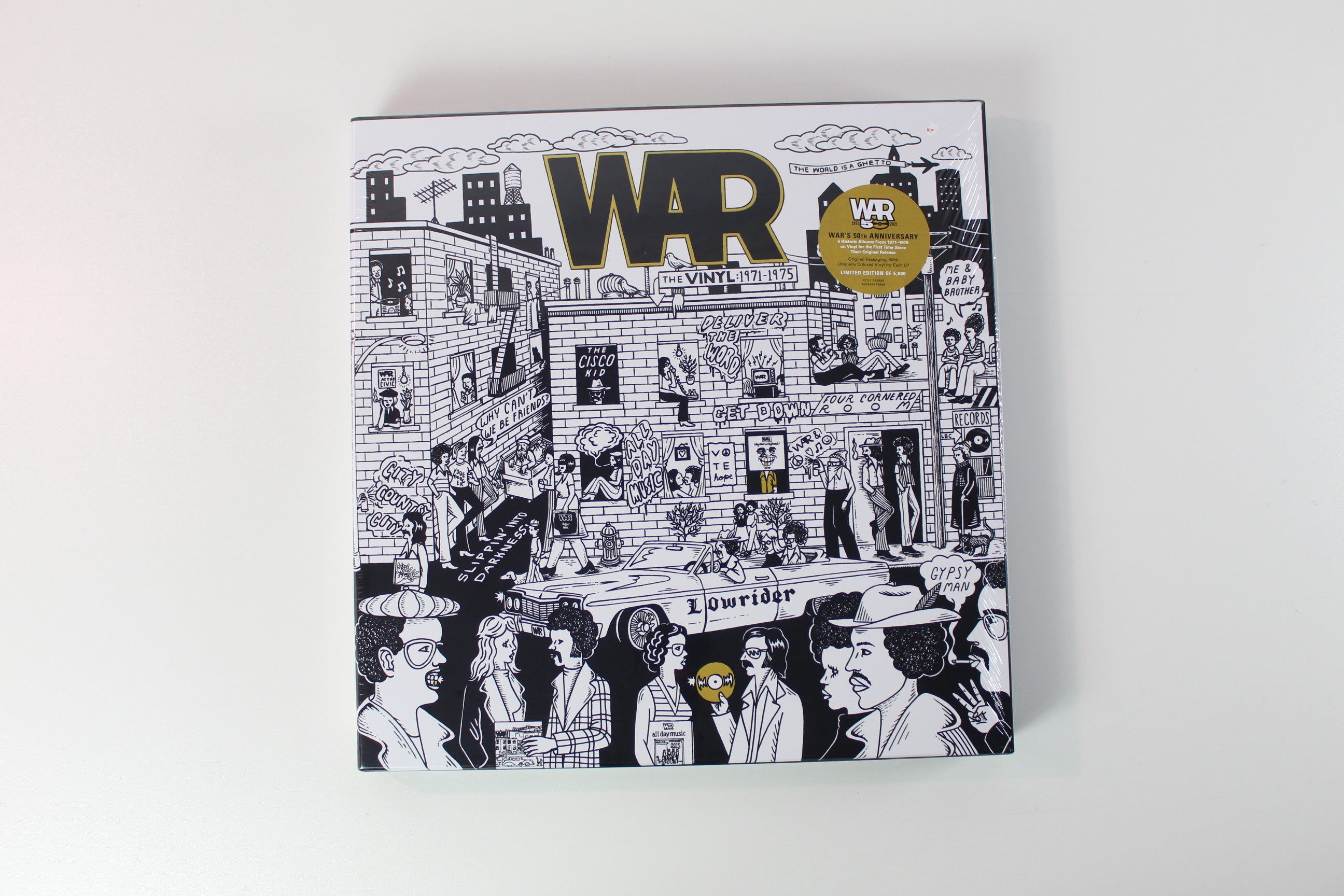 War - The Vinyl: 1971-1975 on Avenue Rhino RSD 2021 Ltd Colored Vinyl Box Set Reissue