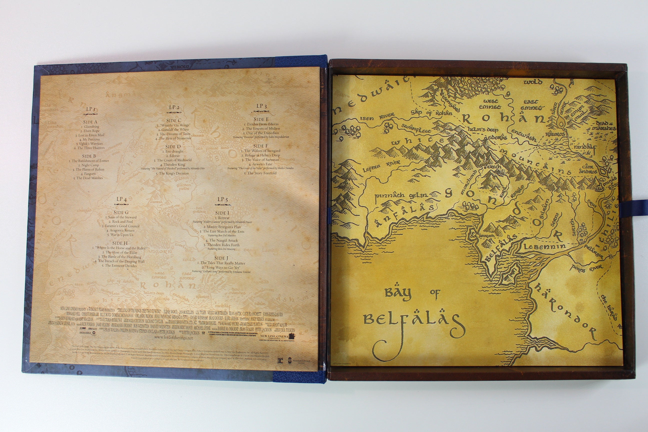 Howard Shore - The Lord Of The Rings: The Two Towers - The Complete Recordings on Reprise Watertower Ltd Numbered Blue Vinyl Box Set