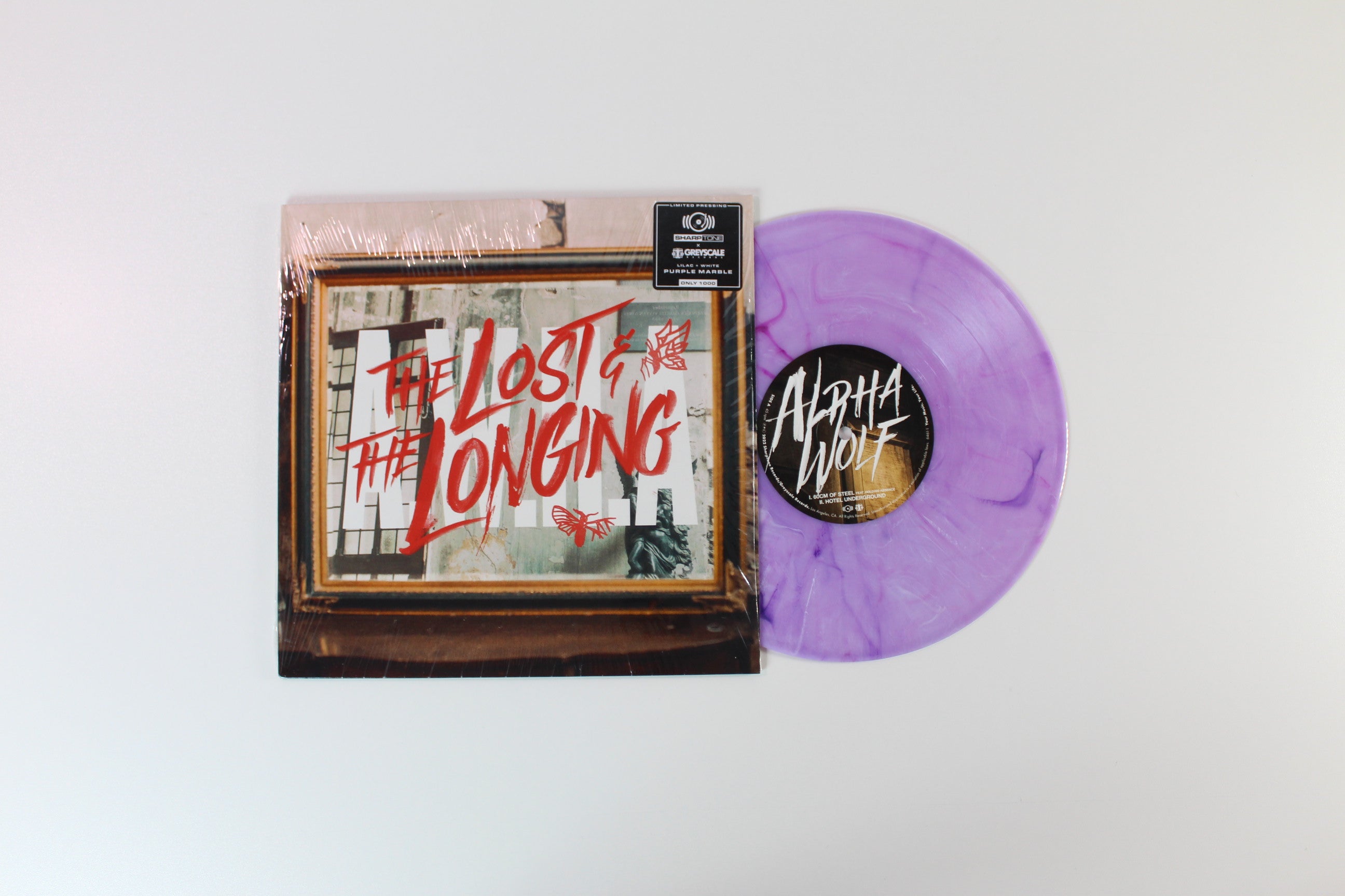 Alpha Wolf - The Lost & The Longing on SharpTone / Greyscale Records - 10" Purple Marble Vinyl