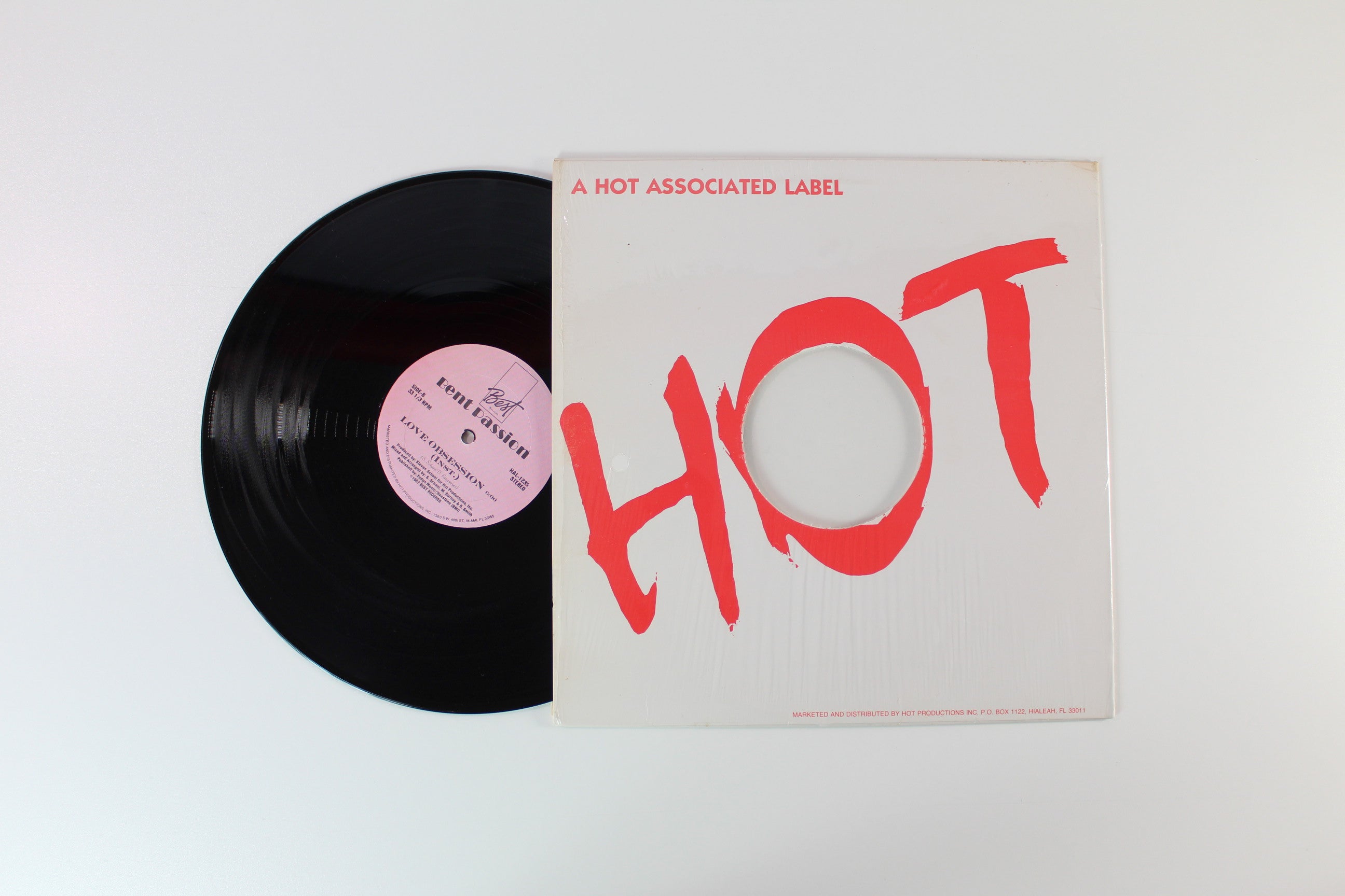 Bent Passion - Love Obsession on Best Records - 12" Single