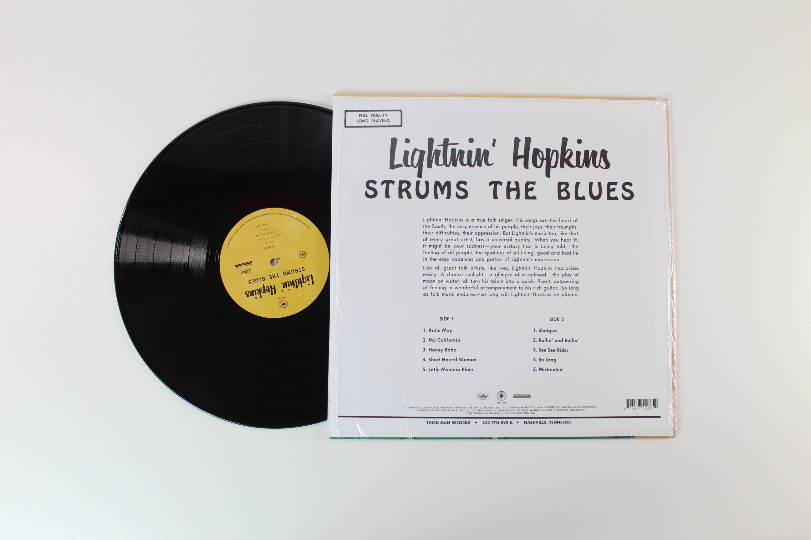 Lightnin' Hopkins - Strums The Blues on Third Man Records