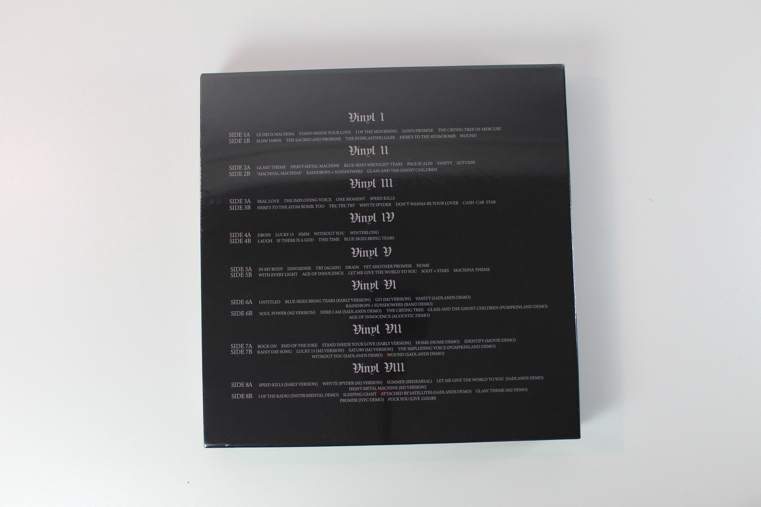 The Smashing Pumpkins - Machina on Martha's Music Ltd Aranea Alba Edition Black Vinyl Box Set Sealed