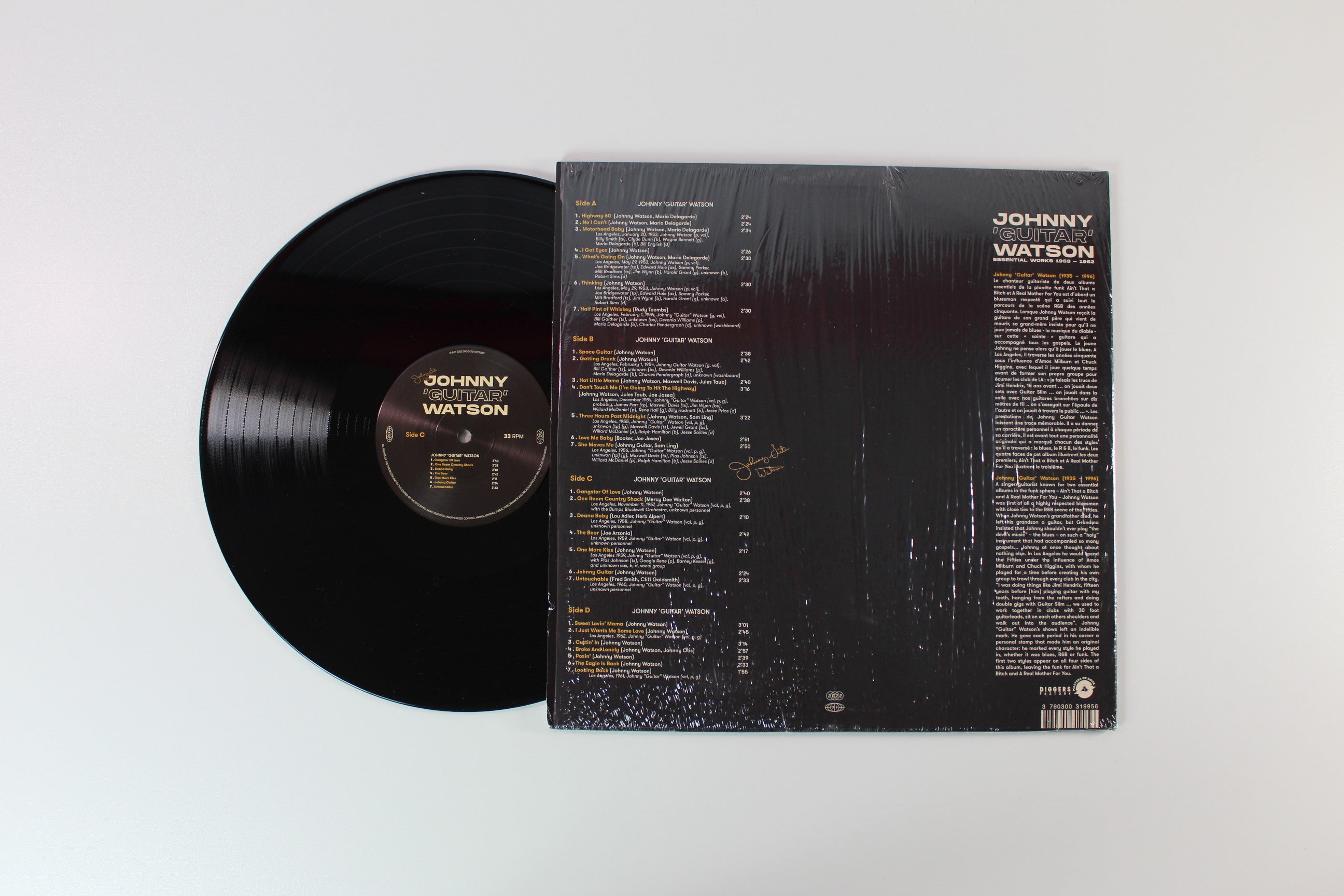 Johnny Guitar Watson - Essential Works 1953 - 1962 on Diggers Factory