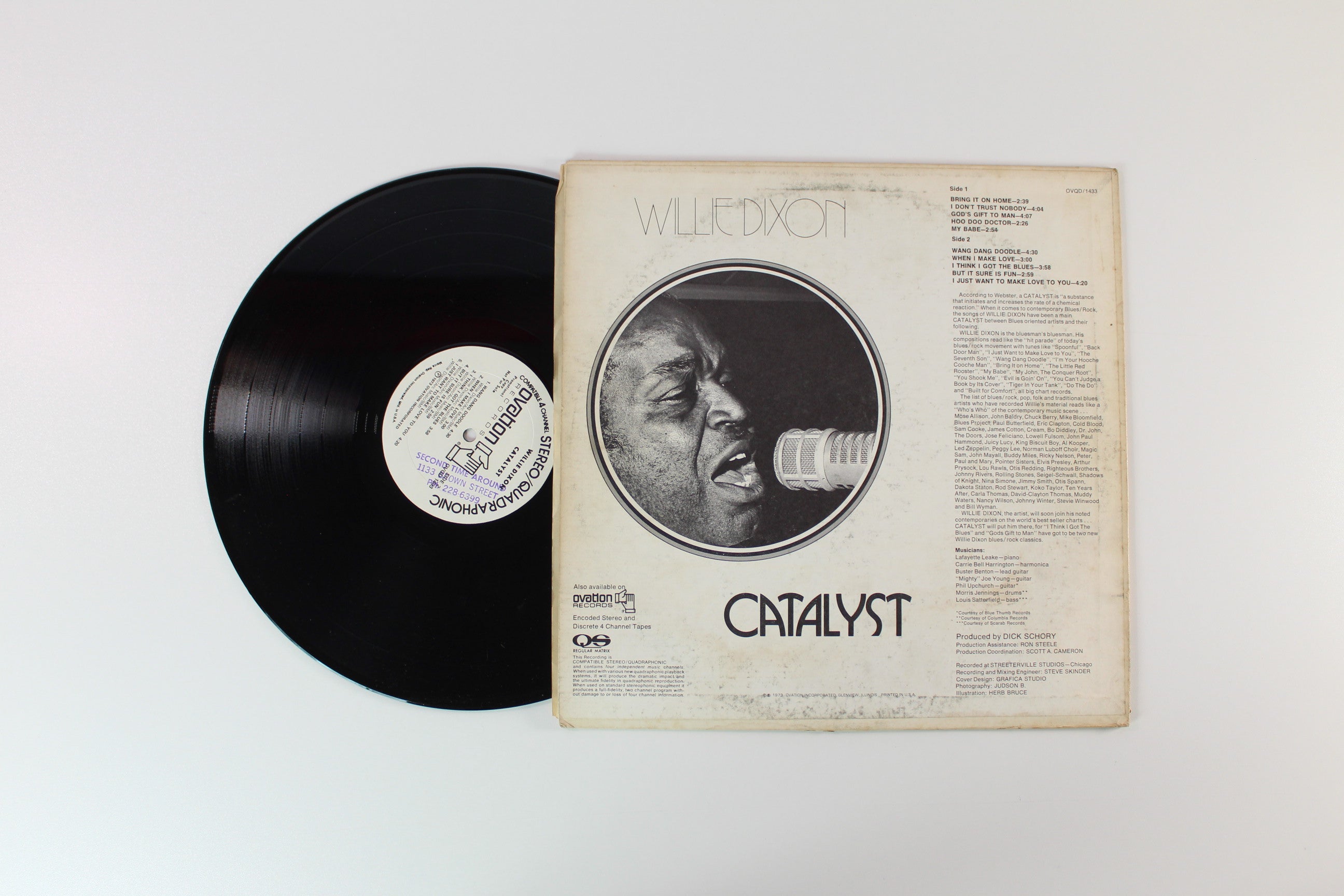 Willie Dixon - Catalyst on Ovation Records - Promo